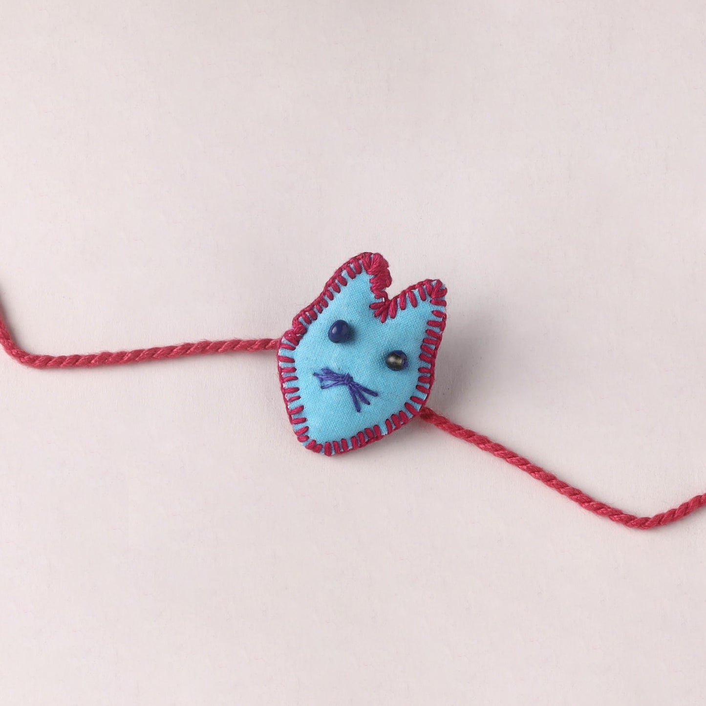 Cat - Handmade Threadwork Kids Rakhi (Assorted) 16