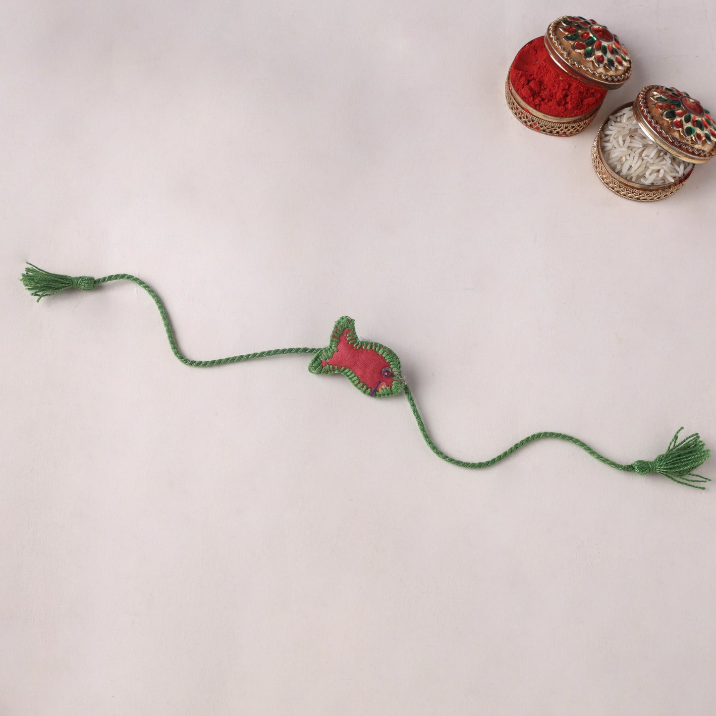 Fish - Handmade Threadwork Kids Rakhi (Assorted) 18