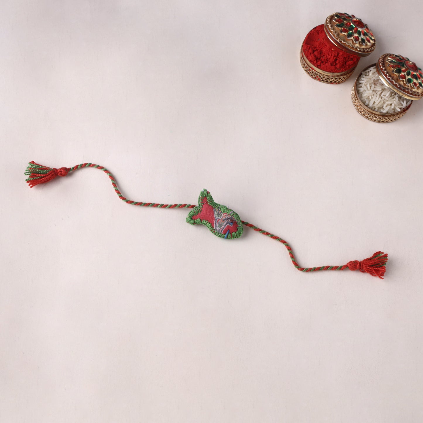 Fish - Handmade Threadwork Kids Rakhi (Assorted) 23
