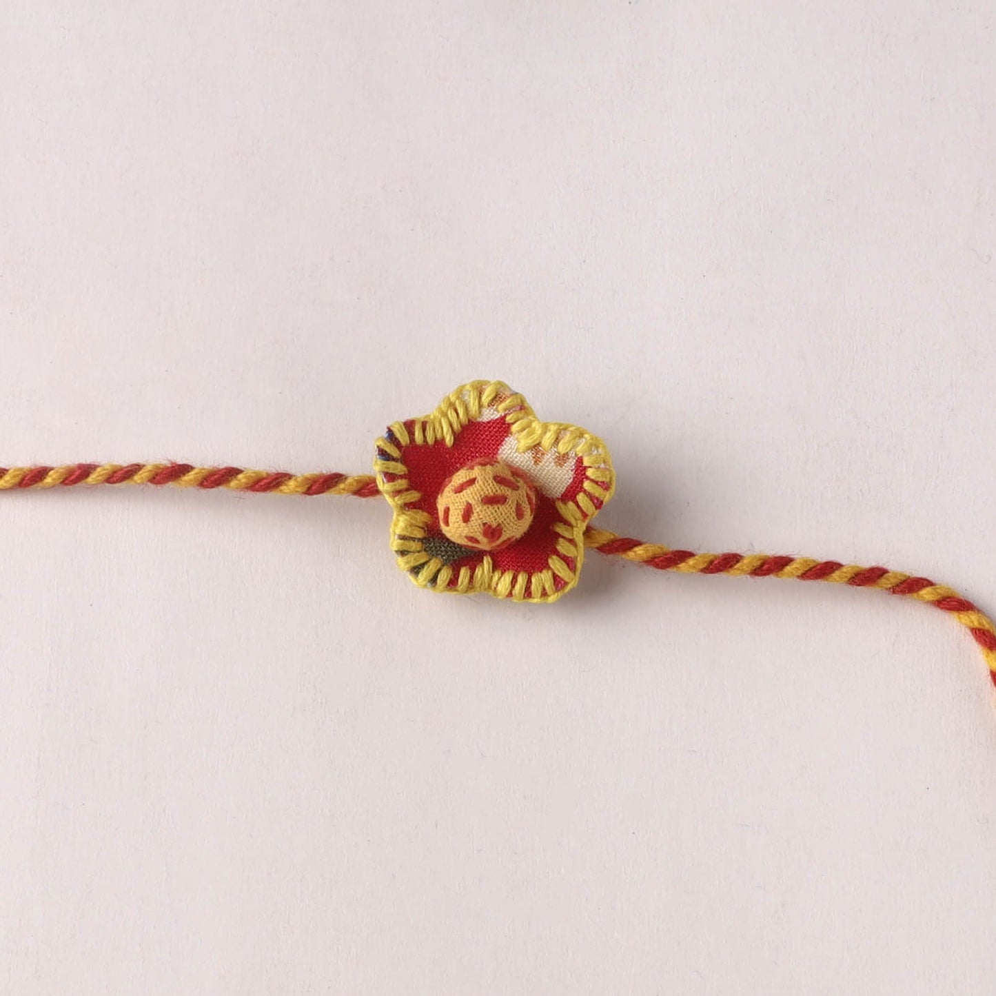 Flower - Handmade Threadwork Kids Rakhi (Assorted) 26