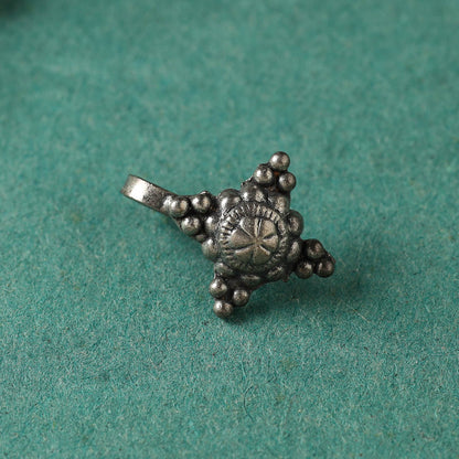 Antique Padma Sterling Silver Nosepin