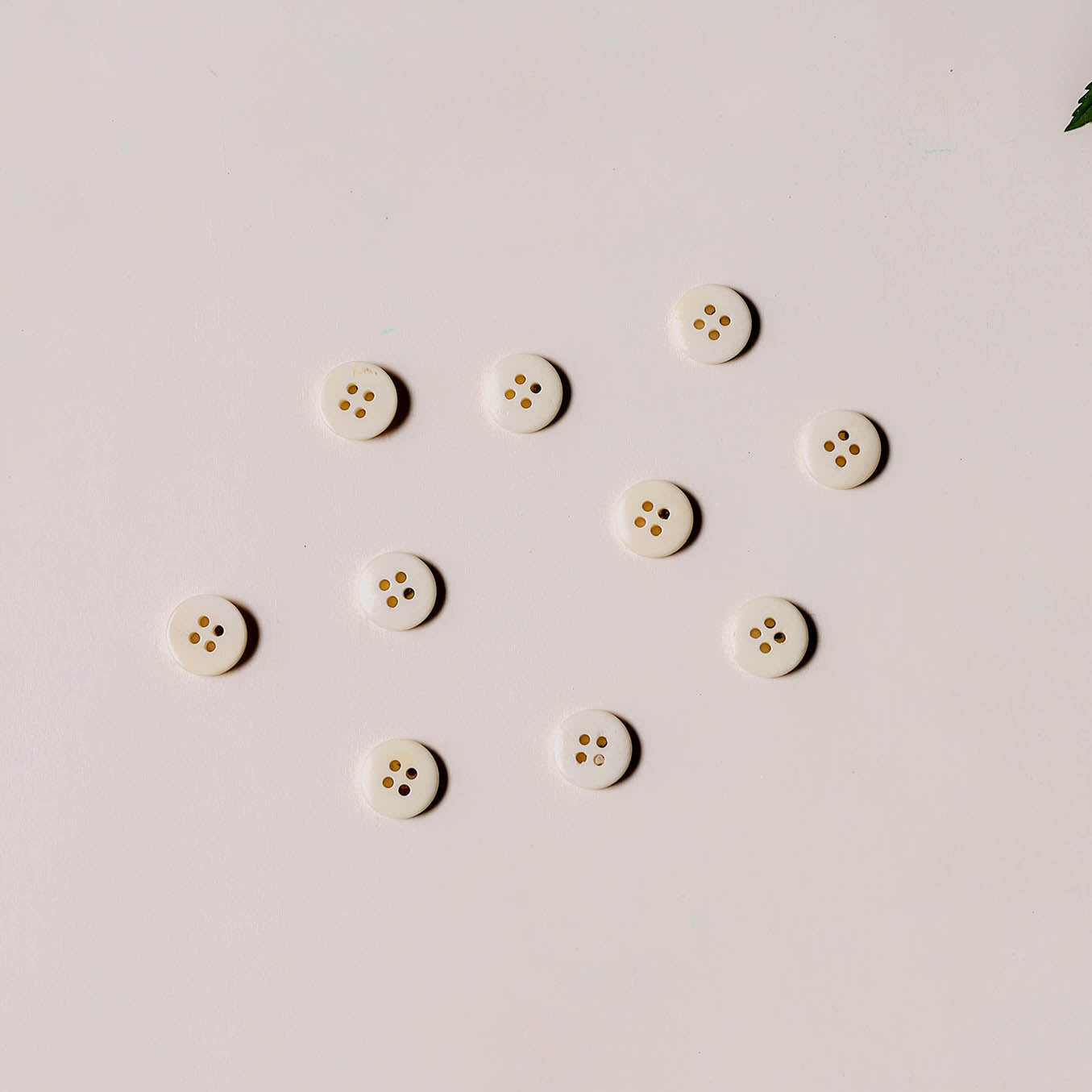 1.2cm hand carved horn clothing button (set of 10) 06