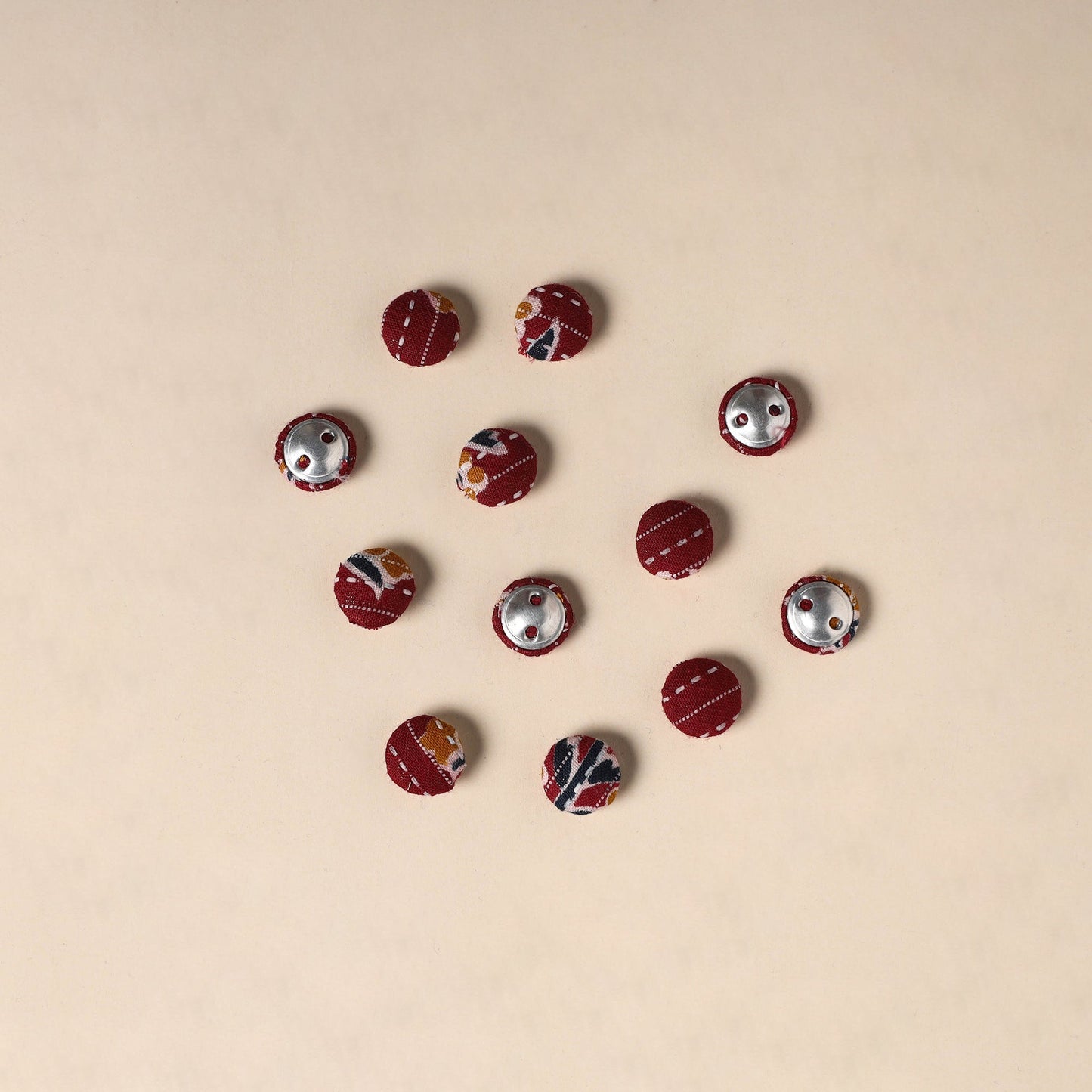 Handmade Fabric Button Small
