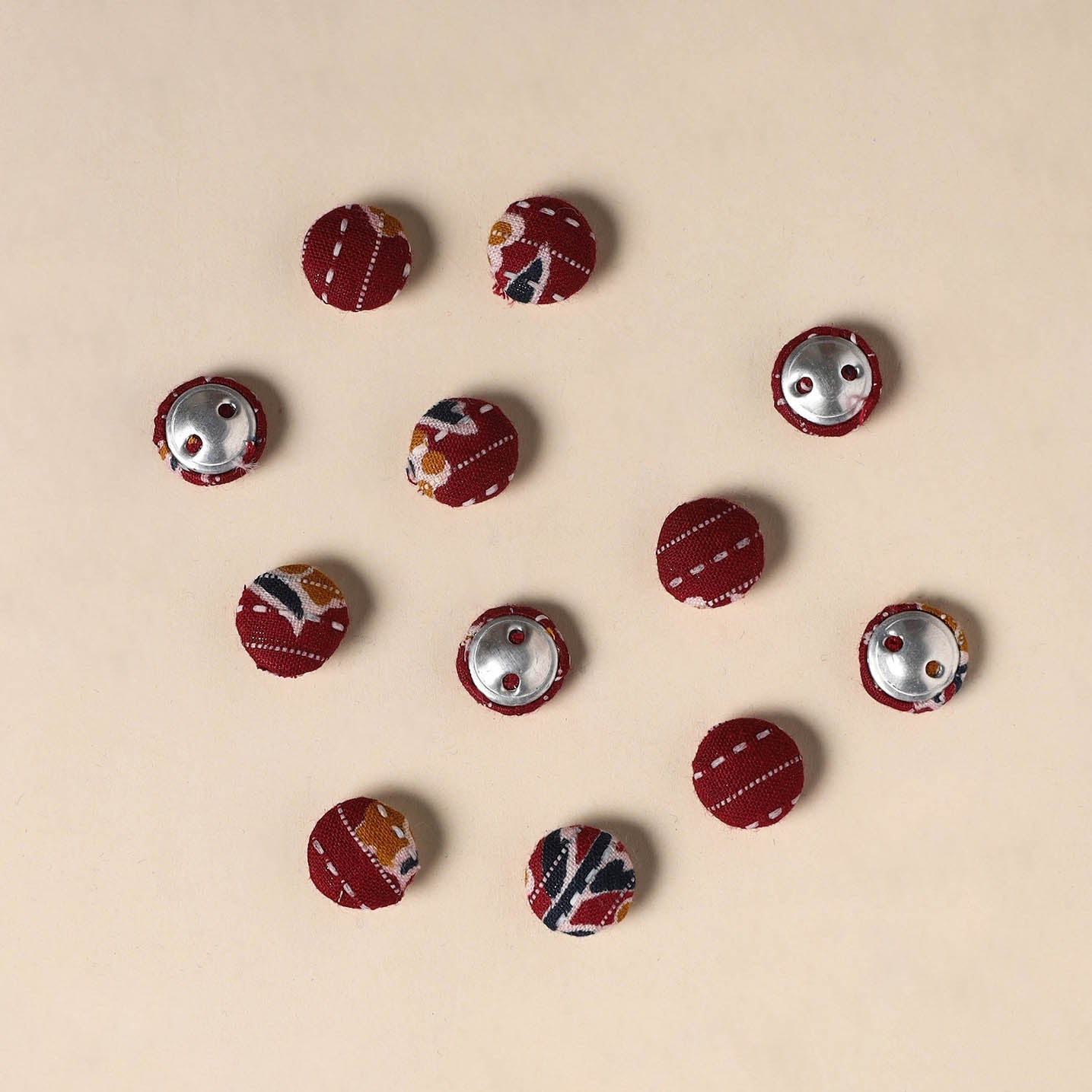 Handmade Fabric Button Small