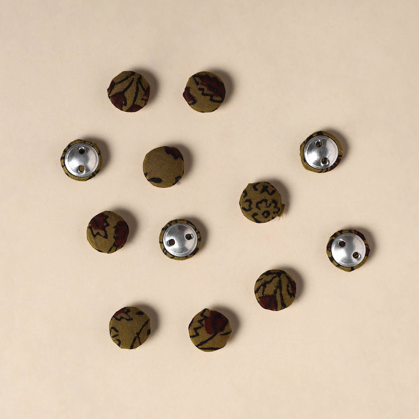 Handmade Fabric Button Small