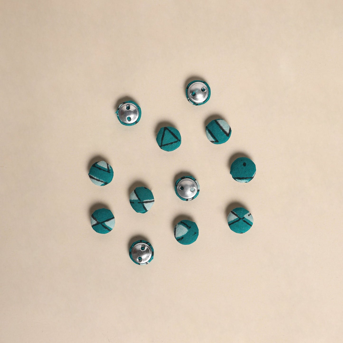 Handmade Fabric Button Small
