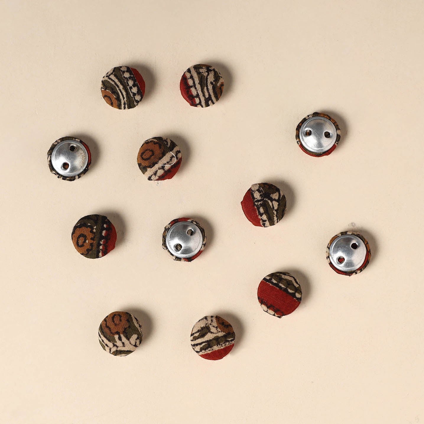 Handmade Fabric Button Small