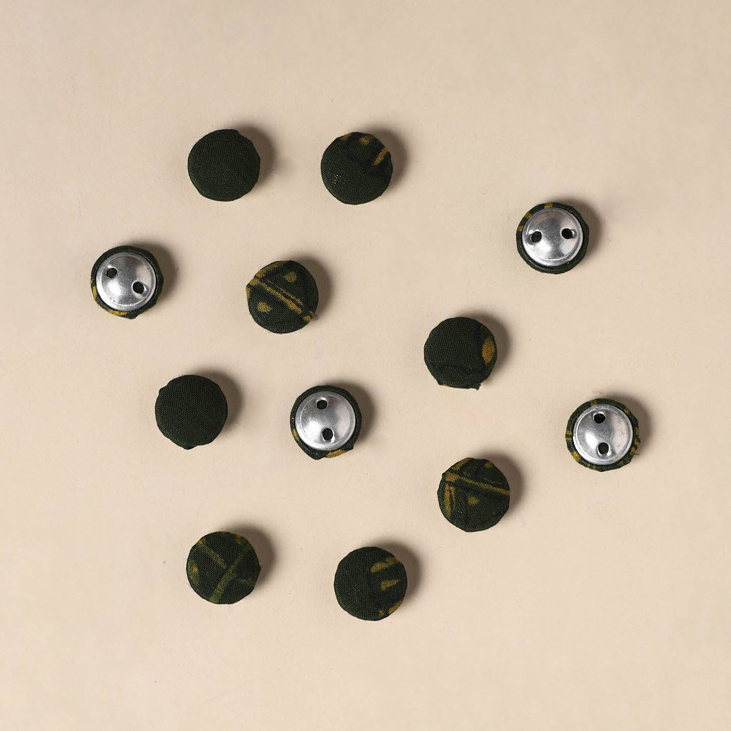 Handmade Fabric Button Small