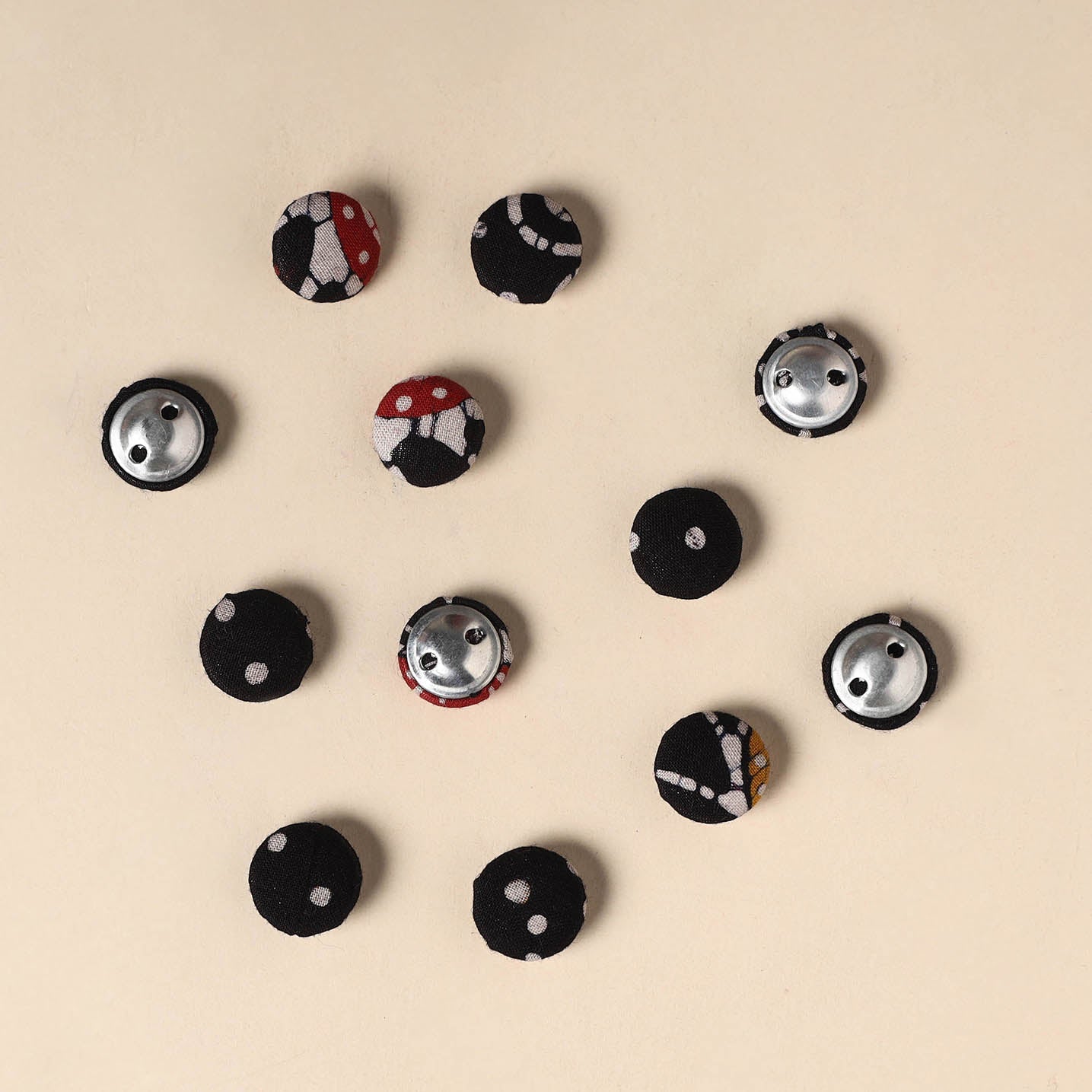 Handmade Fabric Button Small