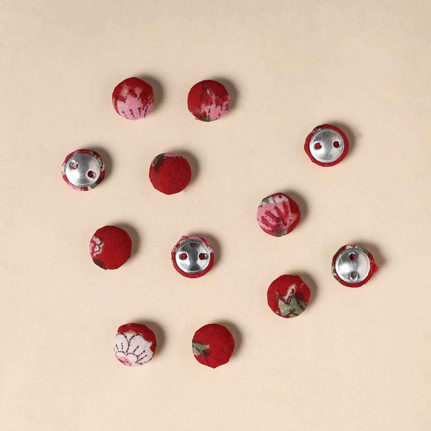 Handmade Fabric Button Small
