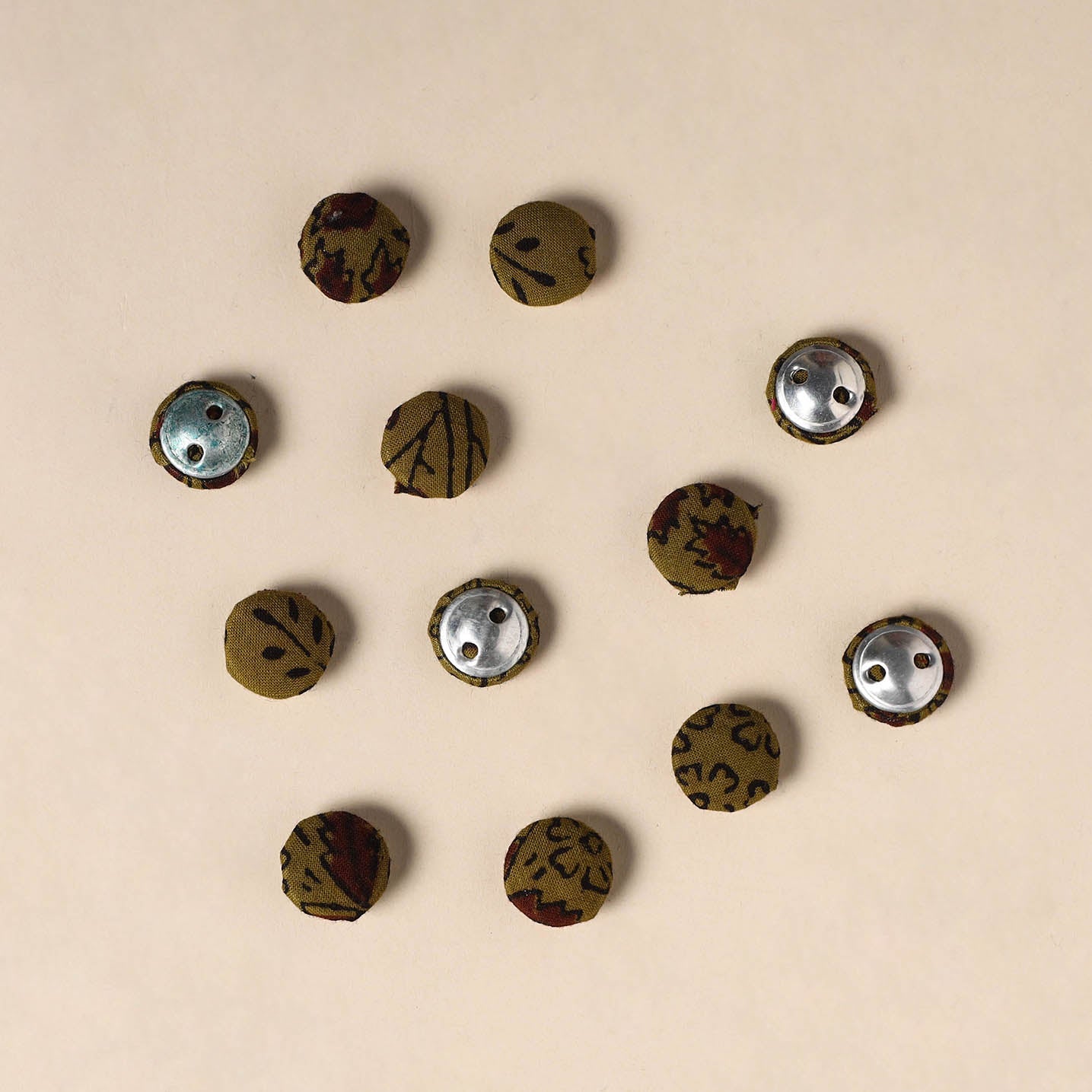Handmade Fabric Button Small