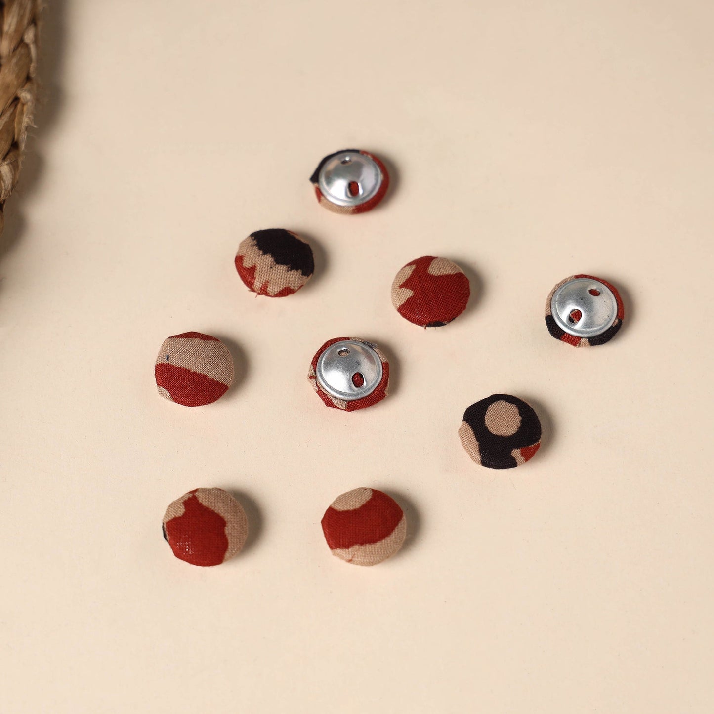 Handmade Fabric Button Small