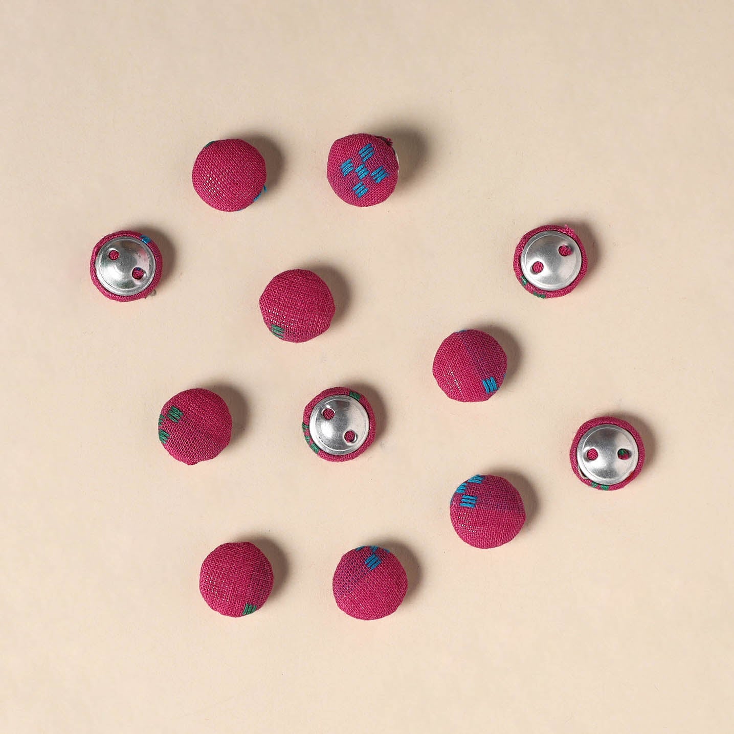 Handmade Fabric Button Small