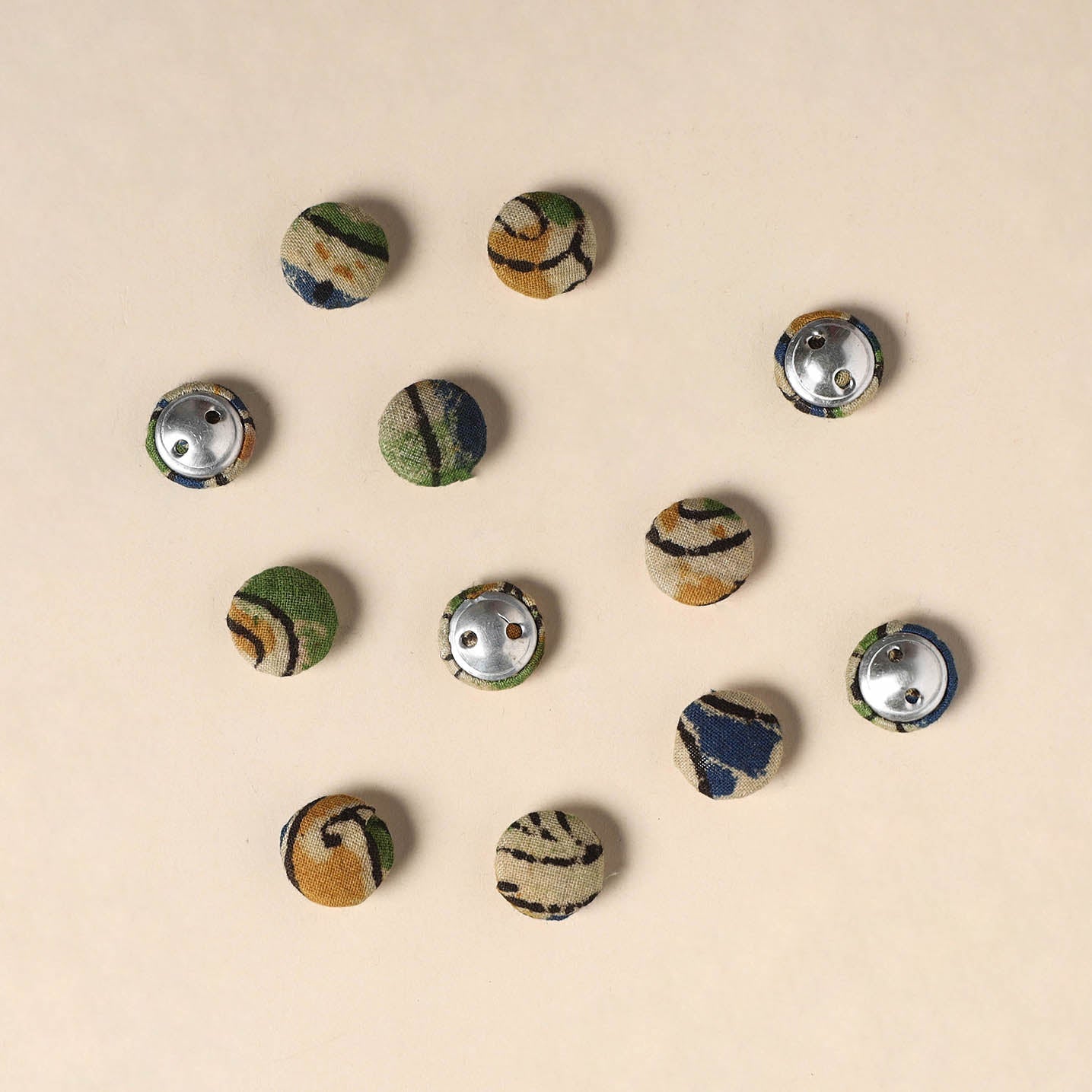 Handmade Fabric Button Small