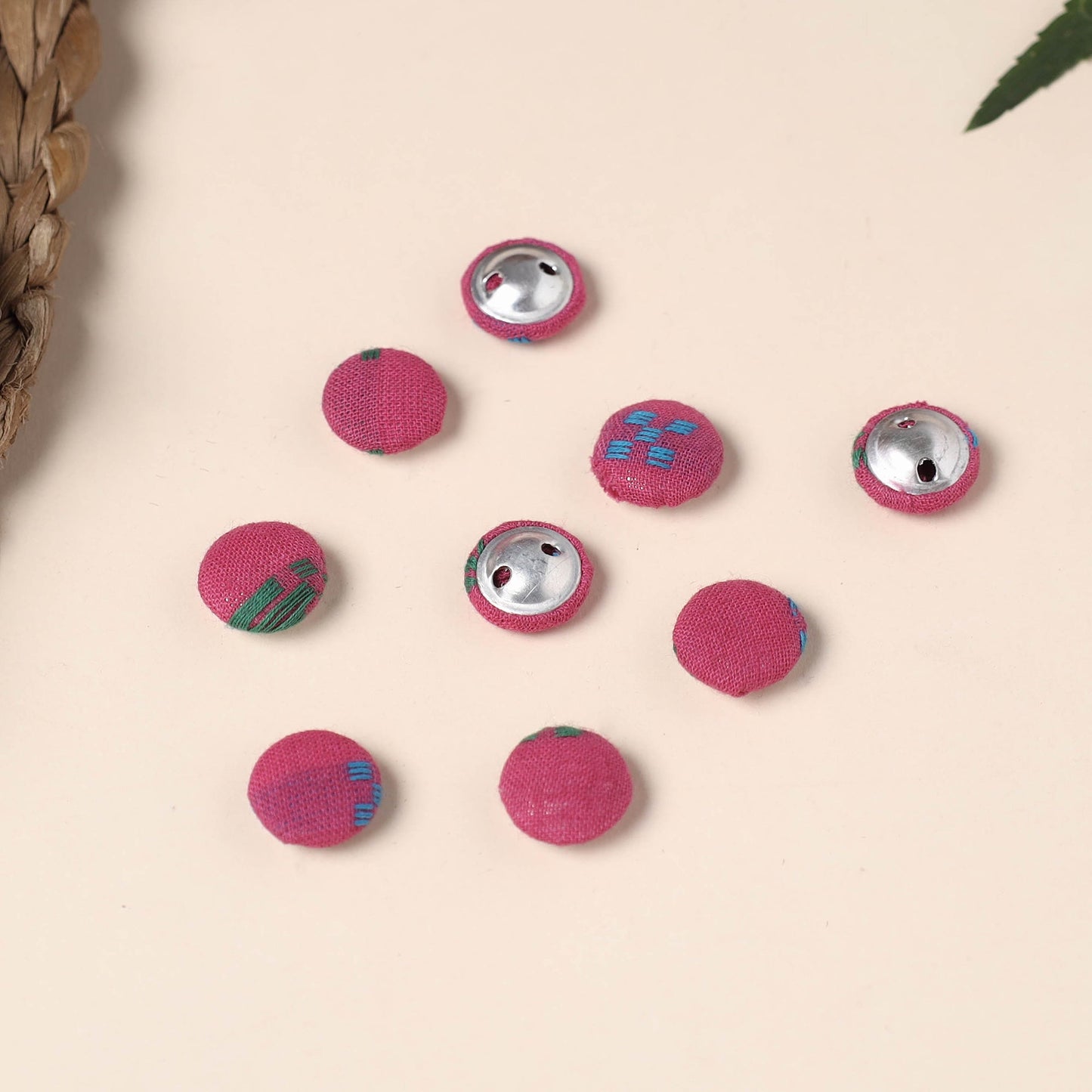 Buttonbaaz Handmade Fabric Button Small