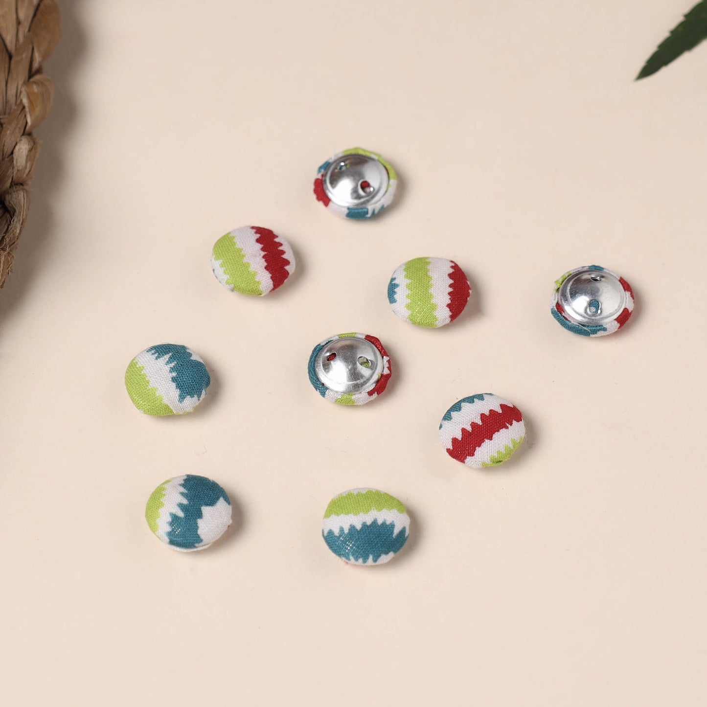 Buttonbaaz Handmade Fabric Button Small