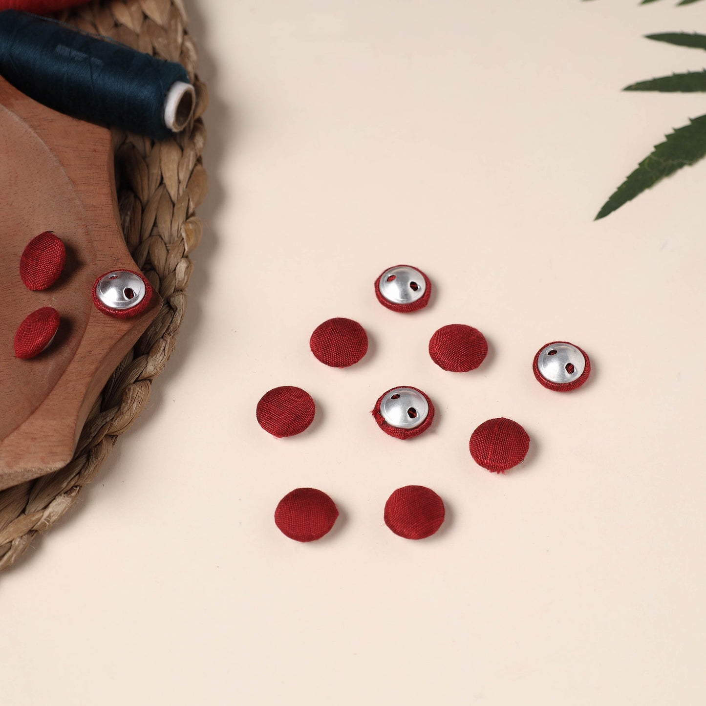 Buttonbaaz Handmade Fabric Button Small
