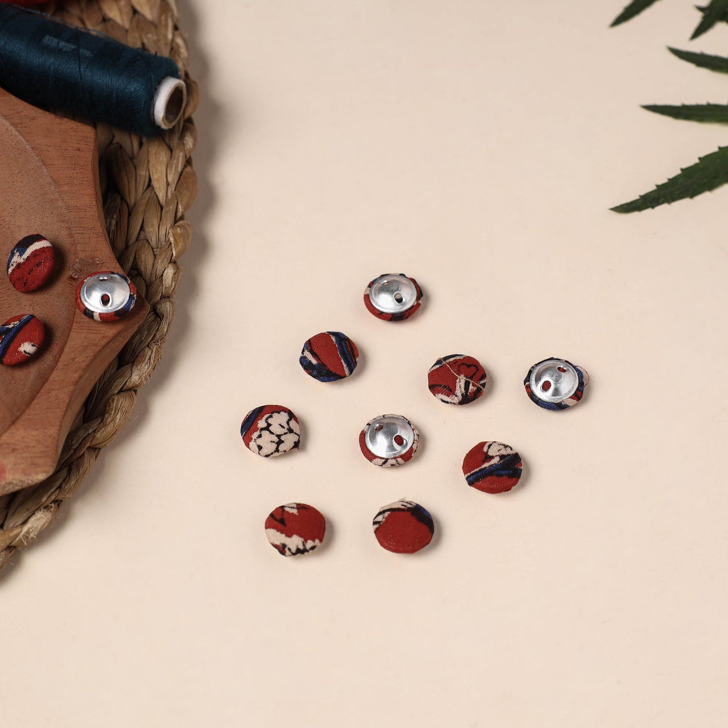 Buttonbaaz Handmade Fabric Button Small