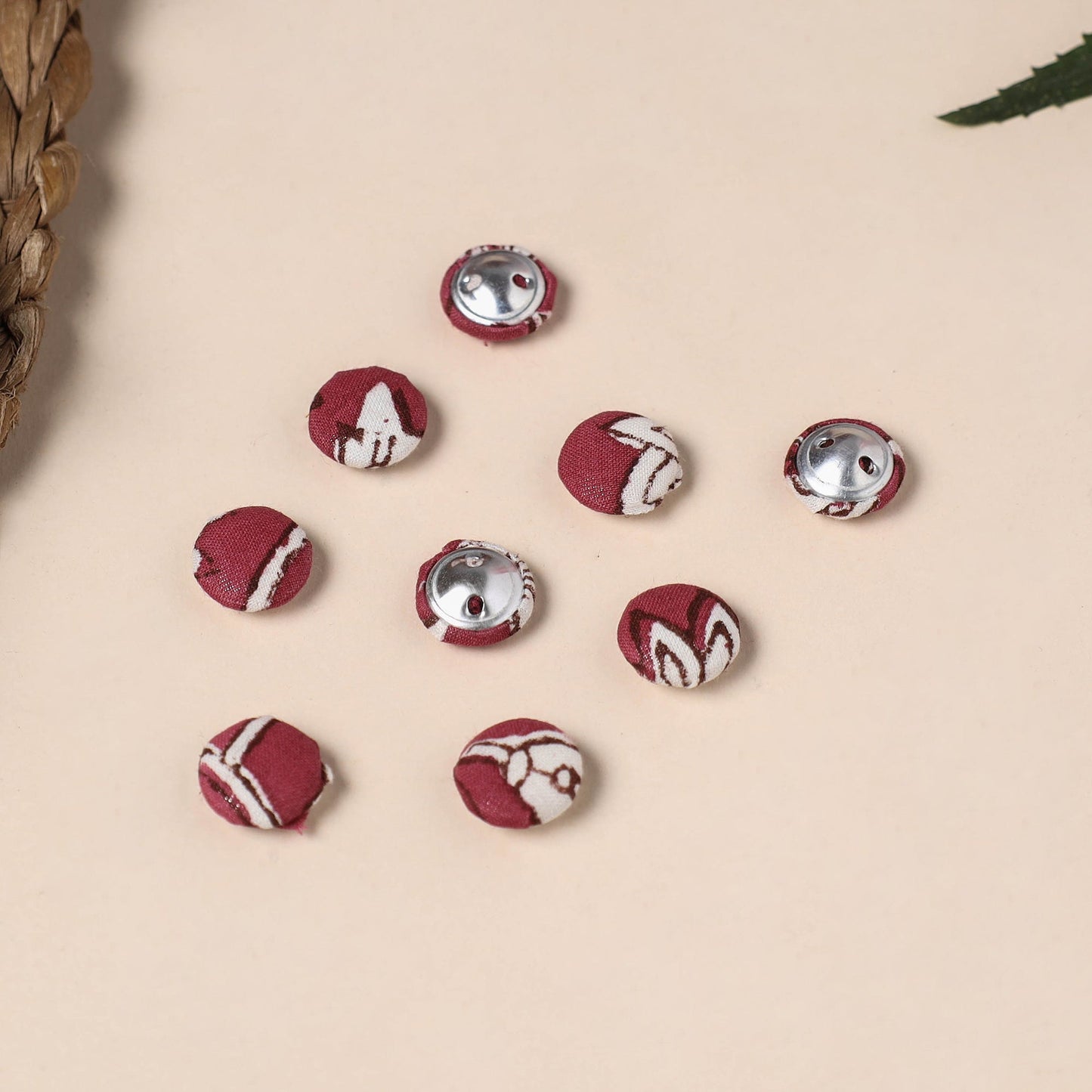 Buttonbaaz Handmade Fabric Button Small