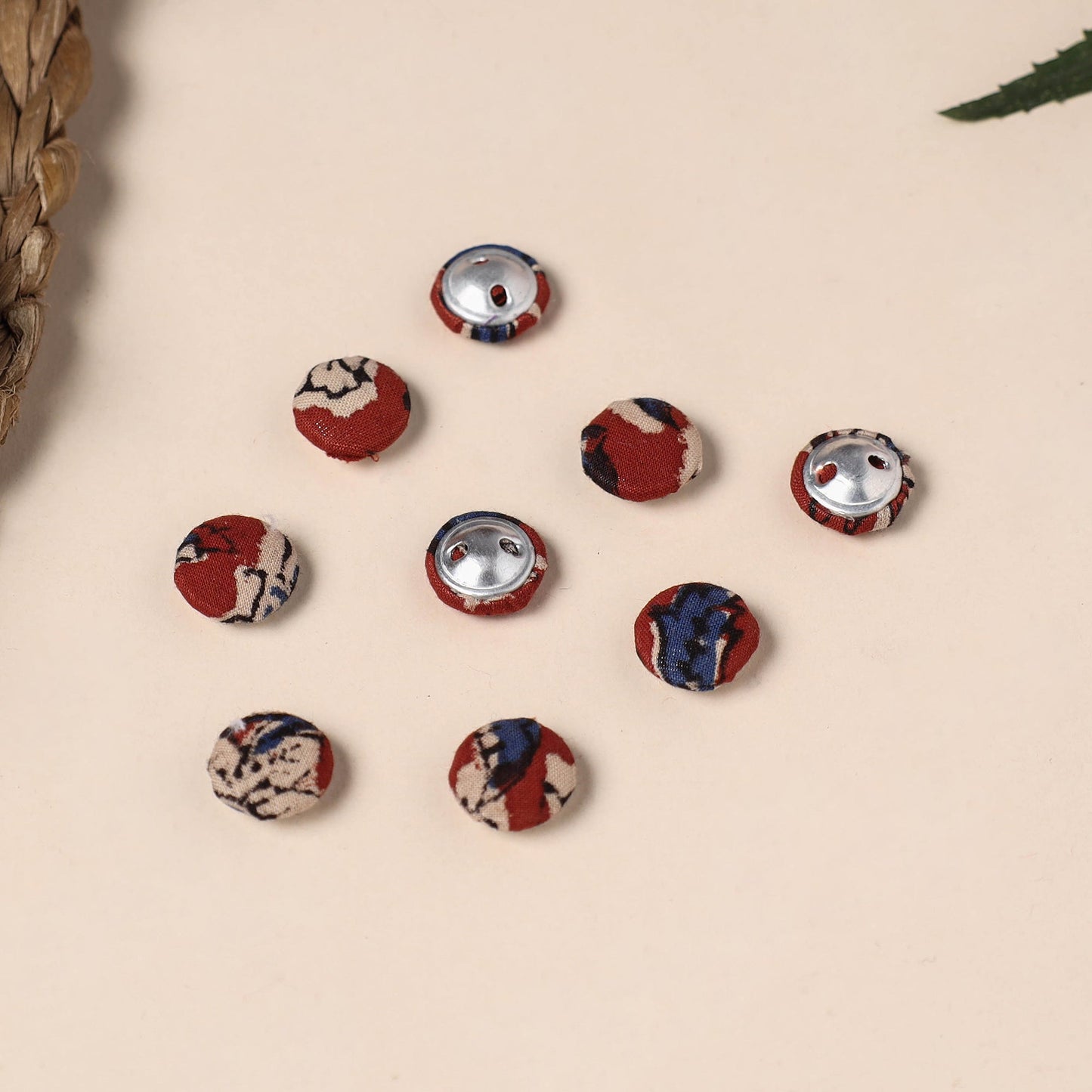Buttonbaaz Handmade Fabric Button Small