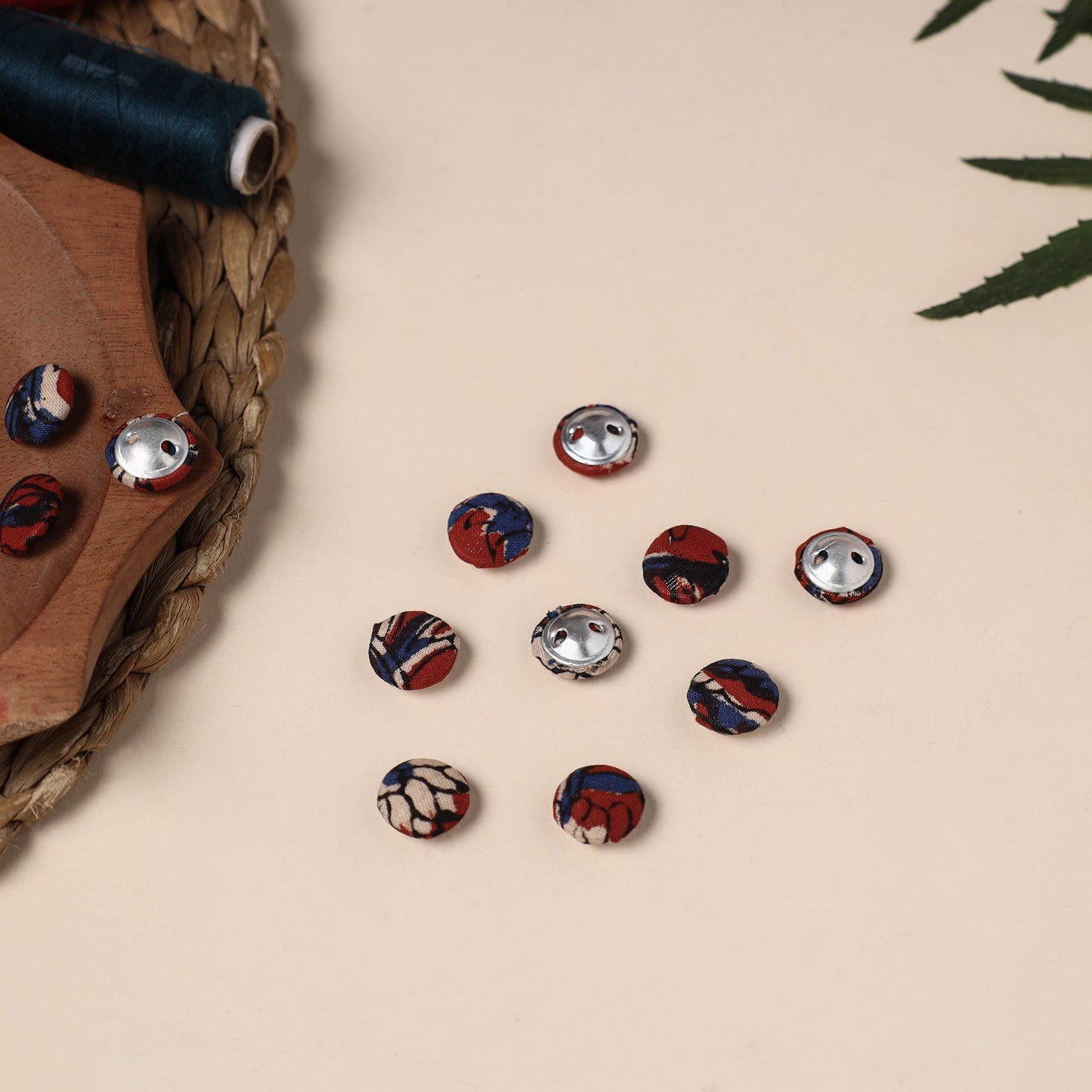 Buttonbaaz Handmade Fabric Button Small