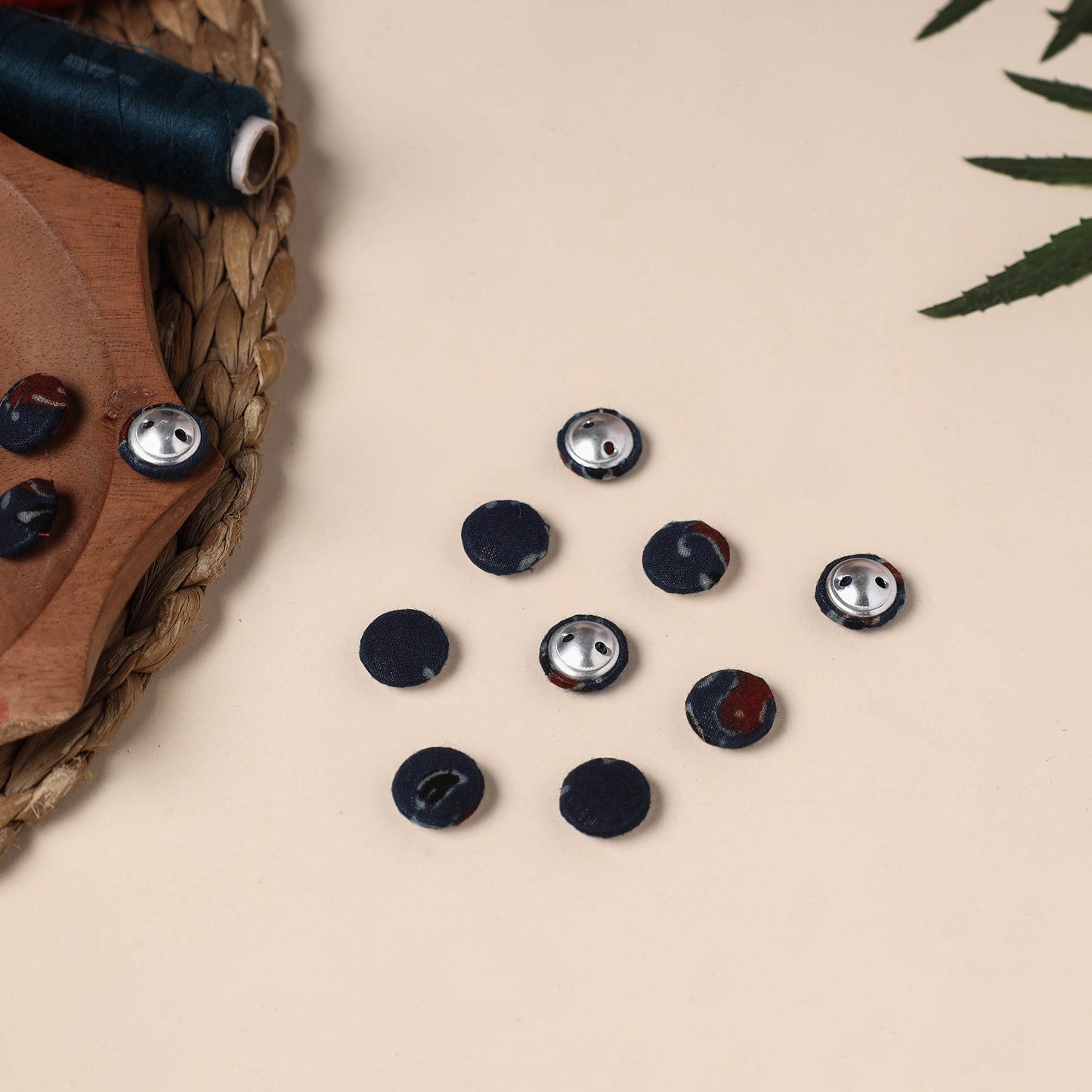 Buttonbaaz Handmade Fabric Button Small