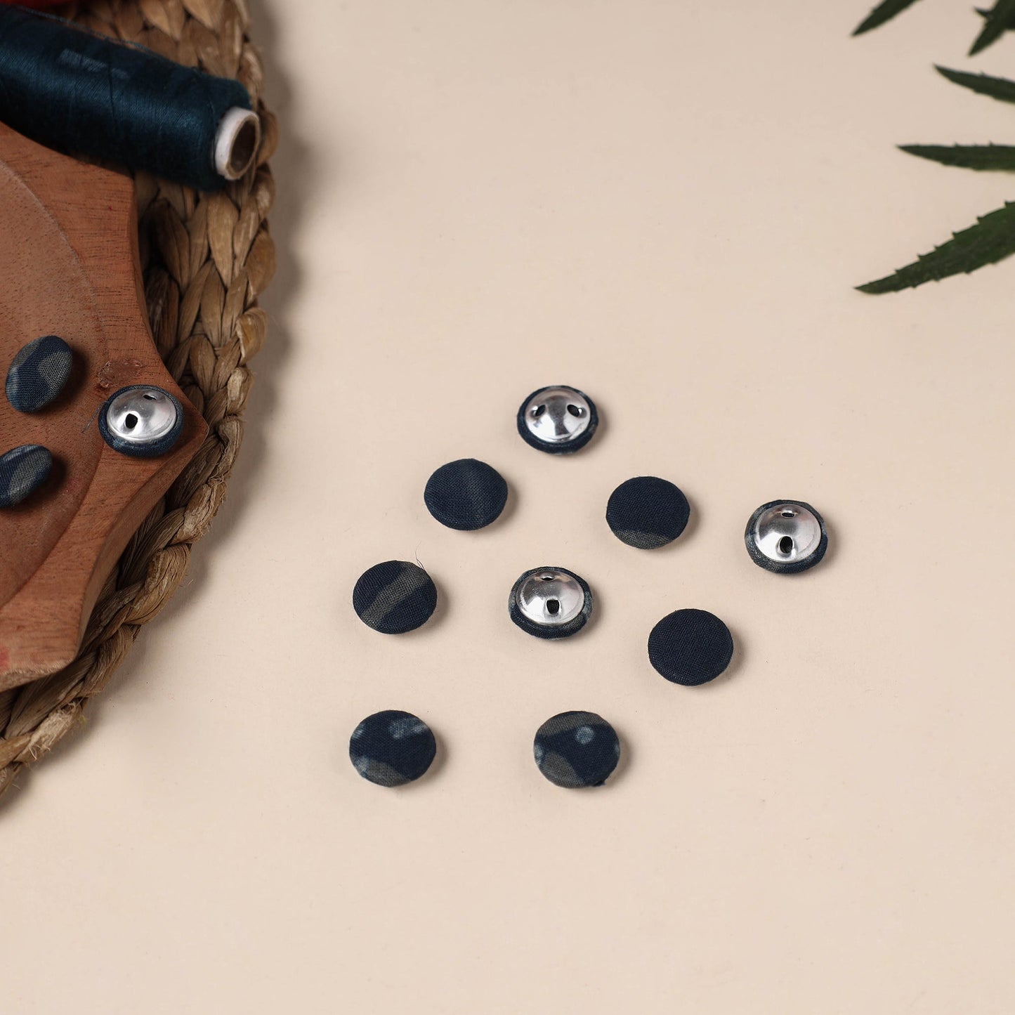Buttonbaaz Handmade Fabric Button Small