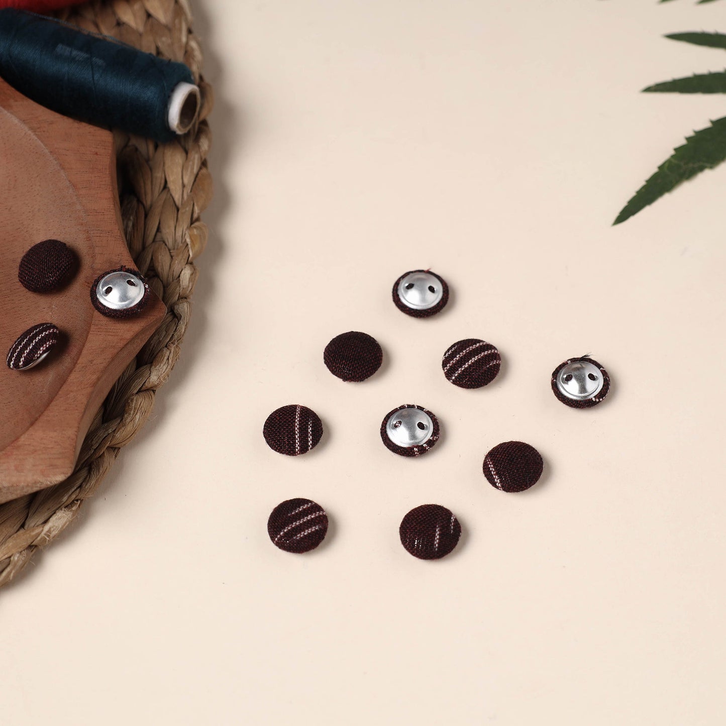 Buttonbaaz Handmade Fabric Button Small