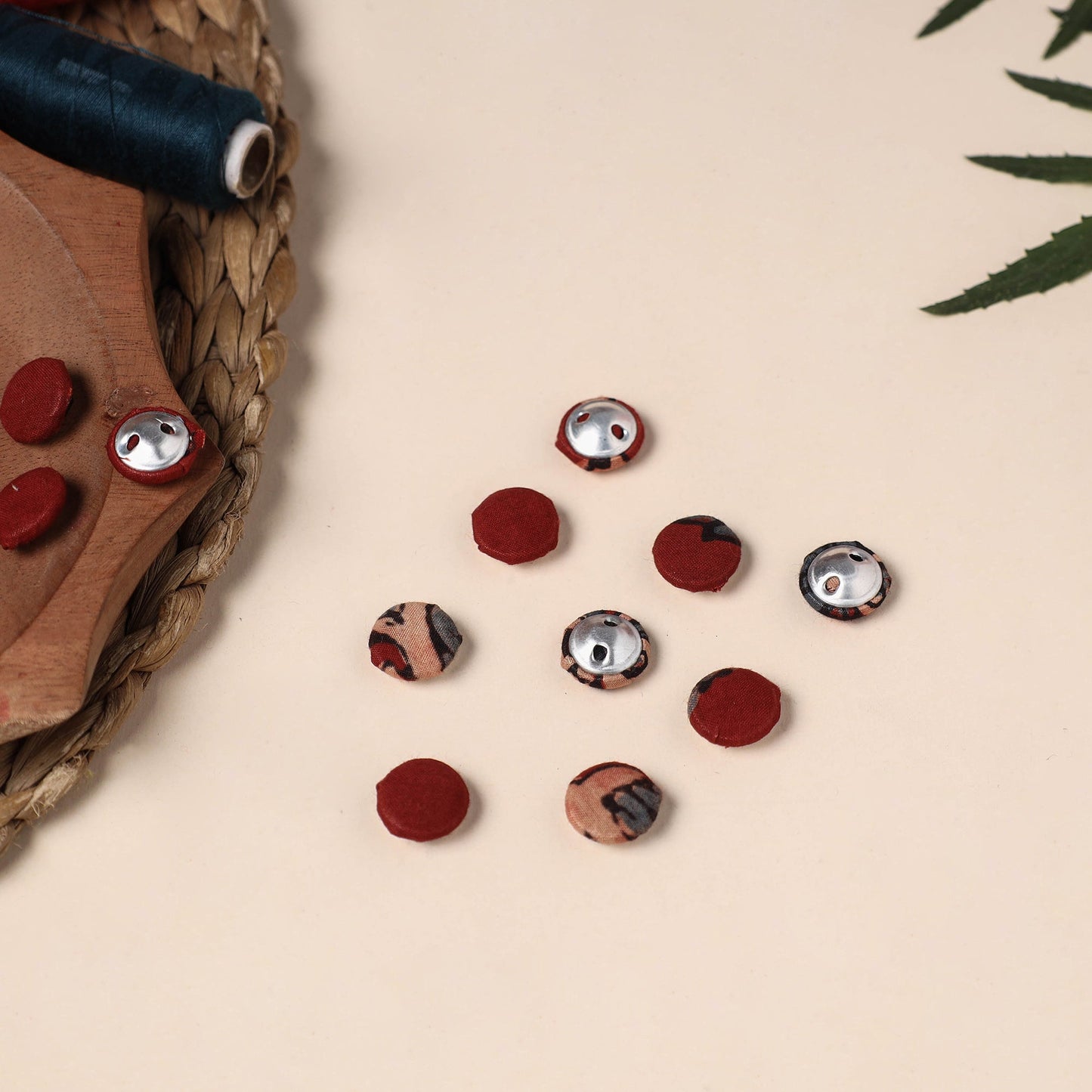 Buttonbaaz Handmade Fabric Button Small