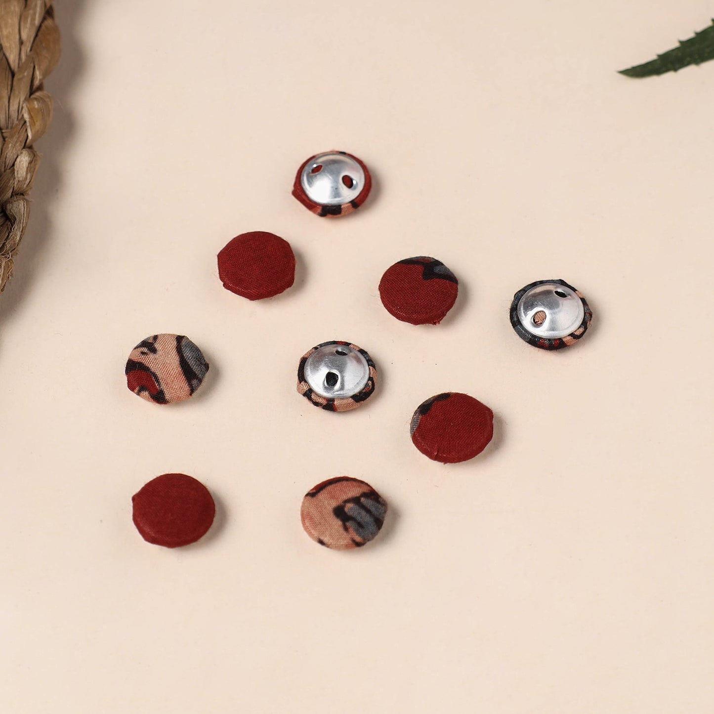 Buttonbaaz Handmade Fabric Button Small