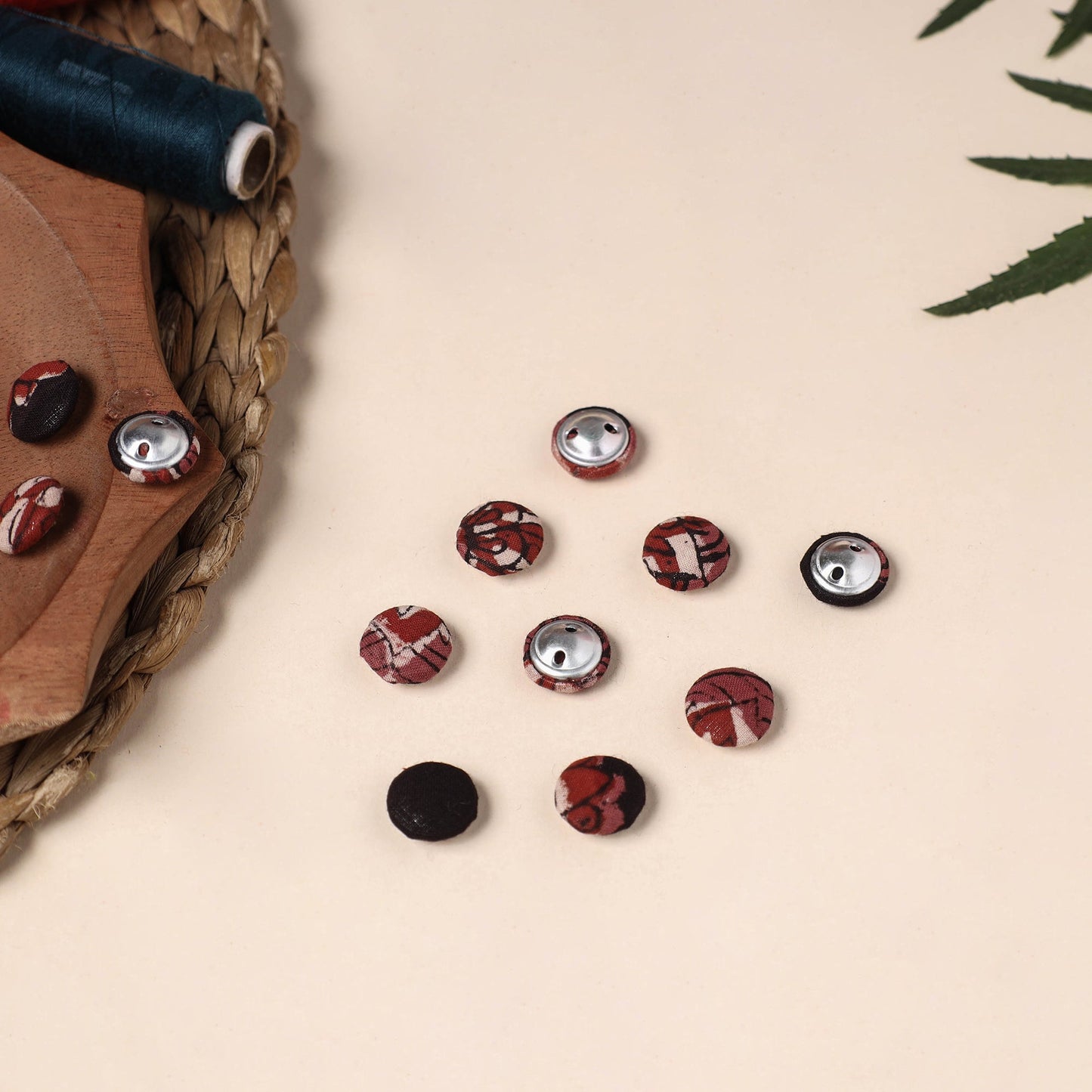 Buttonbaaz Handmade Fabric Button Small