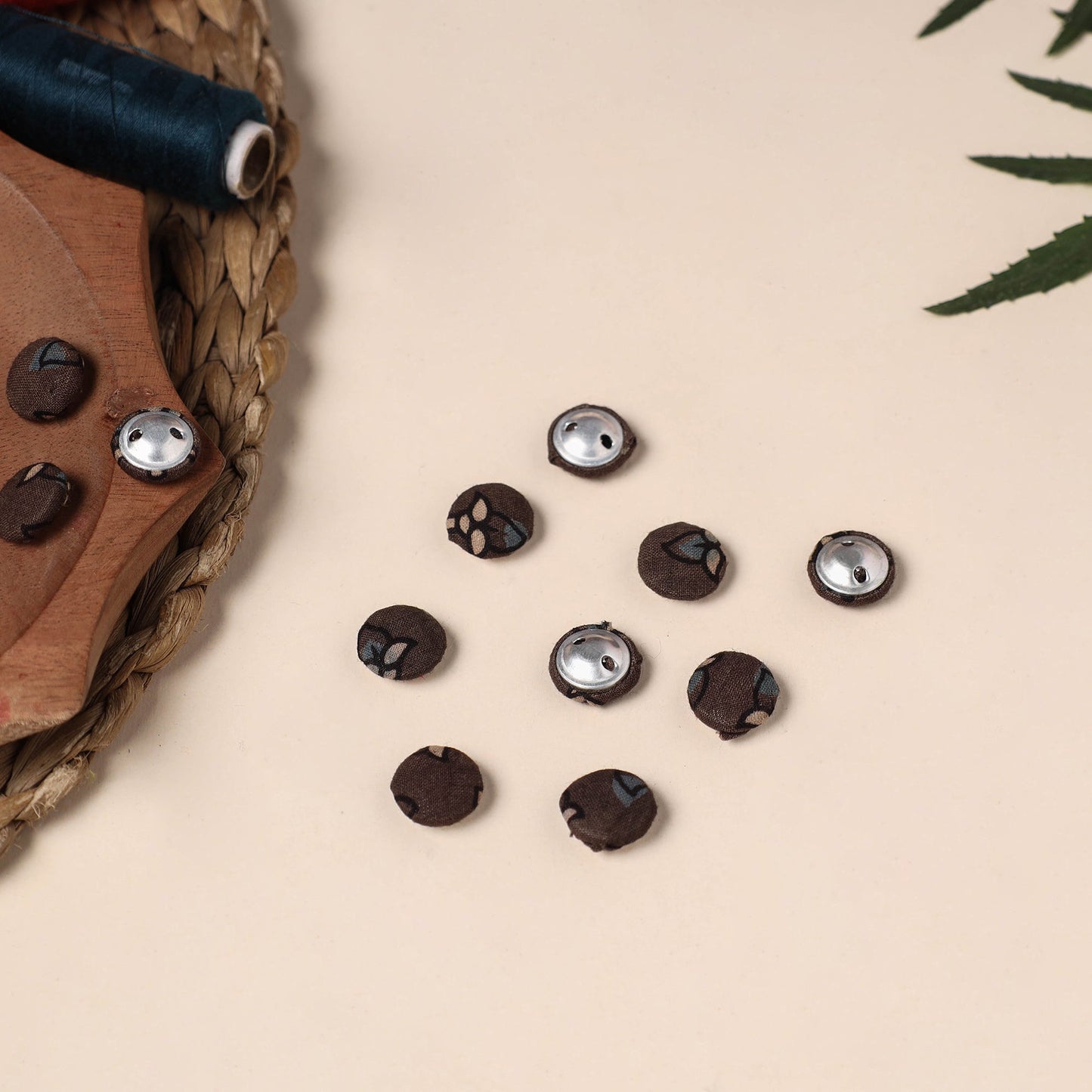 Buttonbaaz Handmade Fabric Button Small