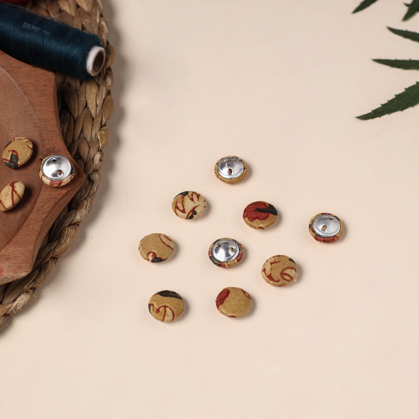 Buttonbaaz Handmade Fabric Button Small