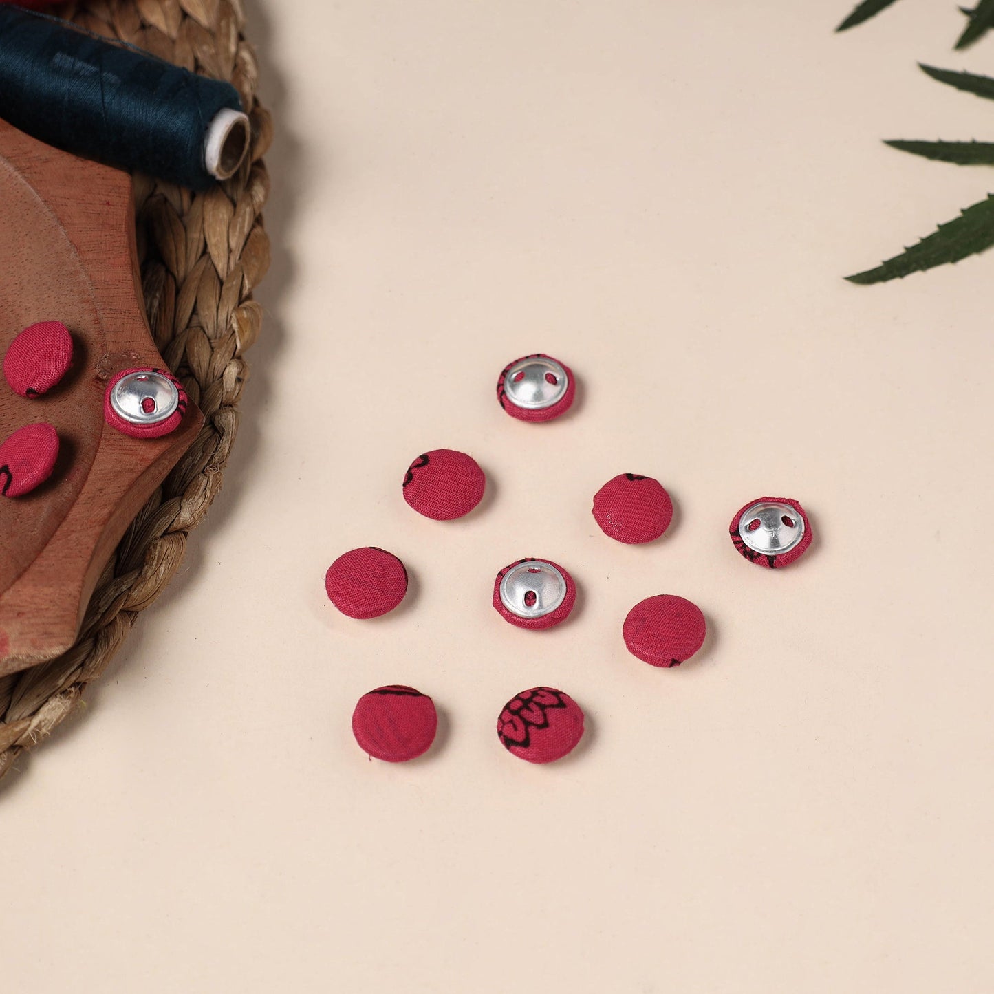 Buttonbaaz Handmade Fabric Button Small