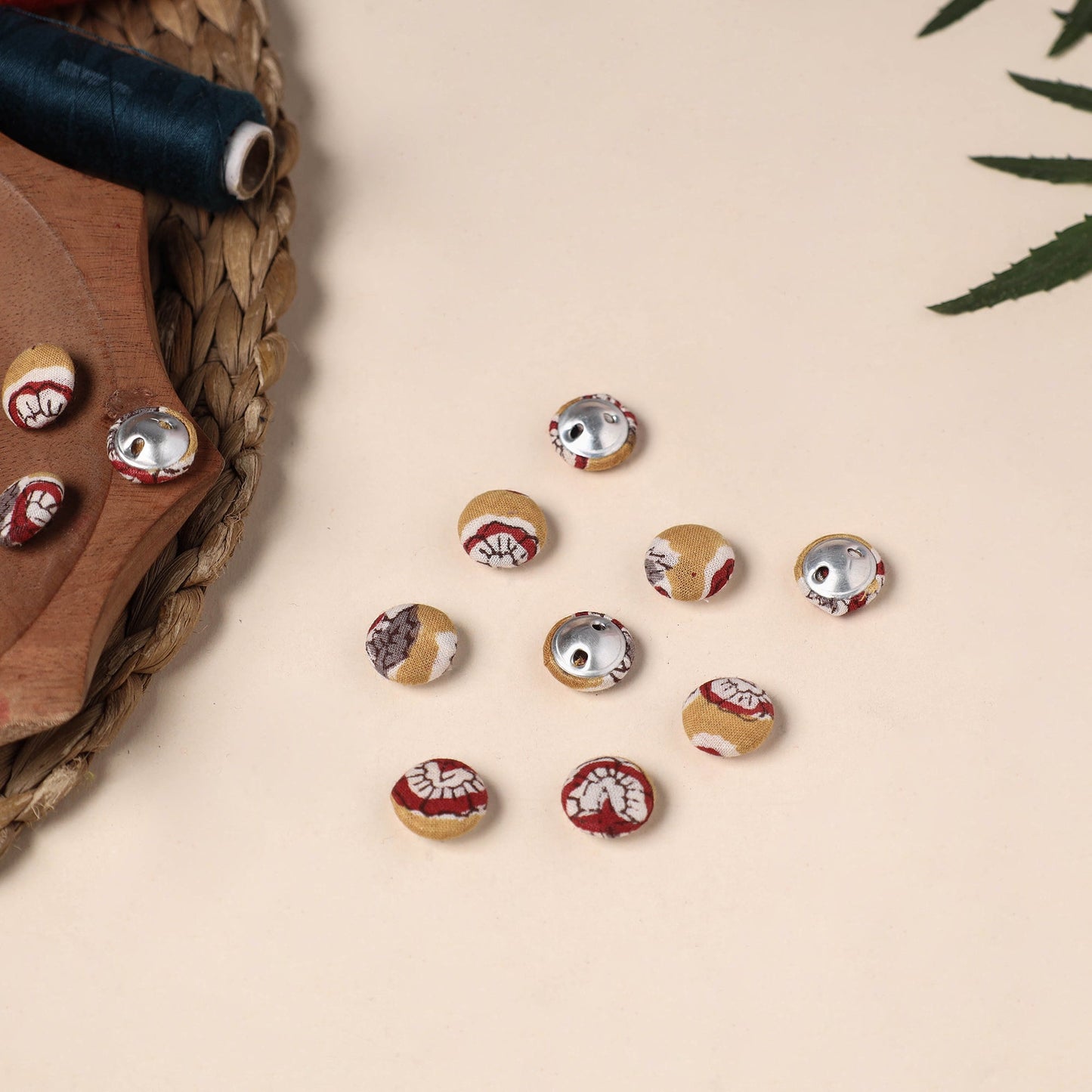 Buttonbaaz Handmade Fabric Button Small