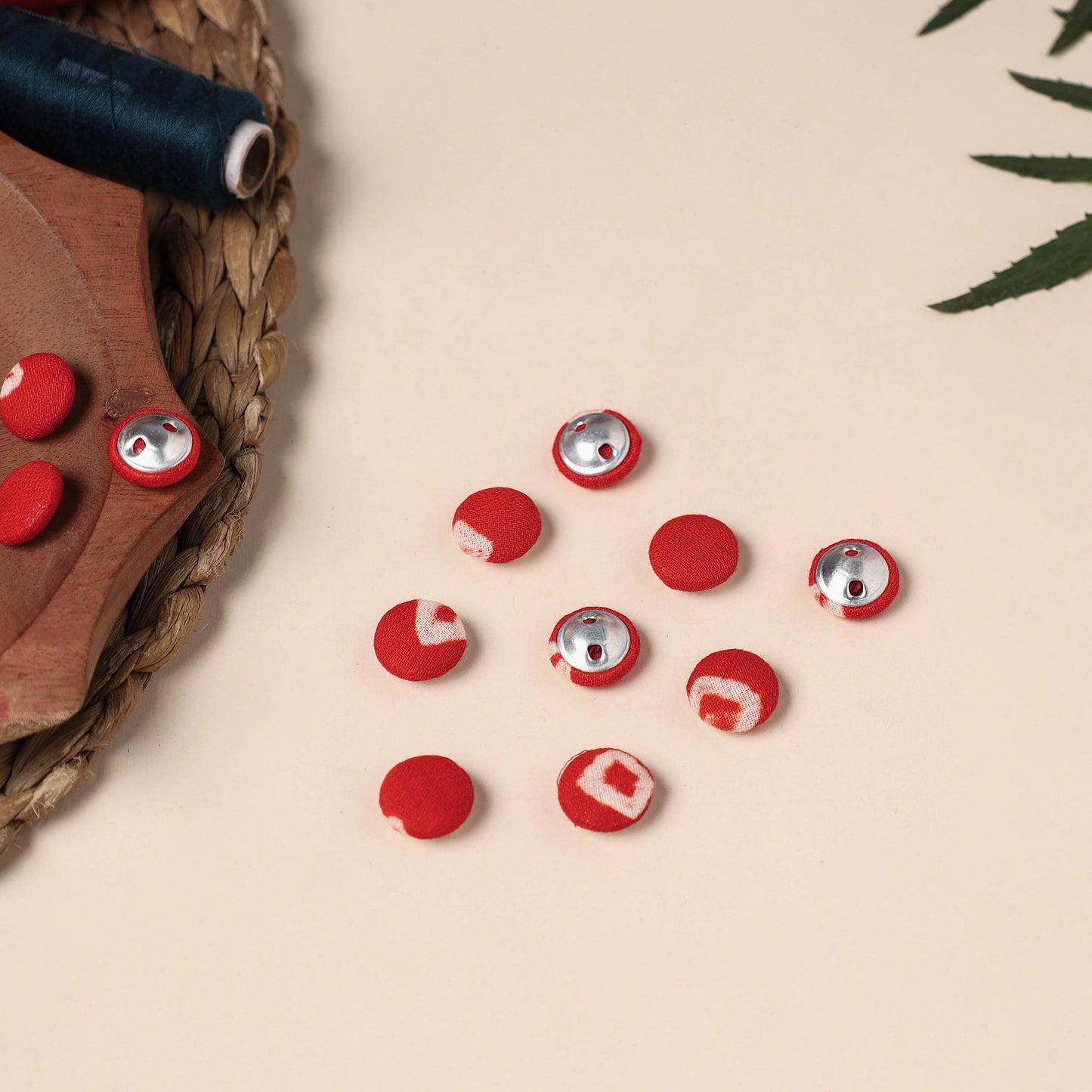Buttonbaaz Handmade Fabric Button Small