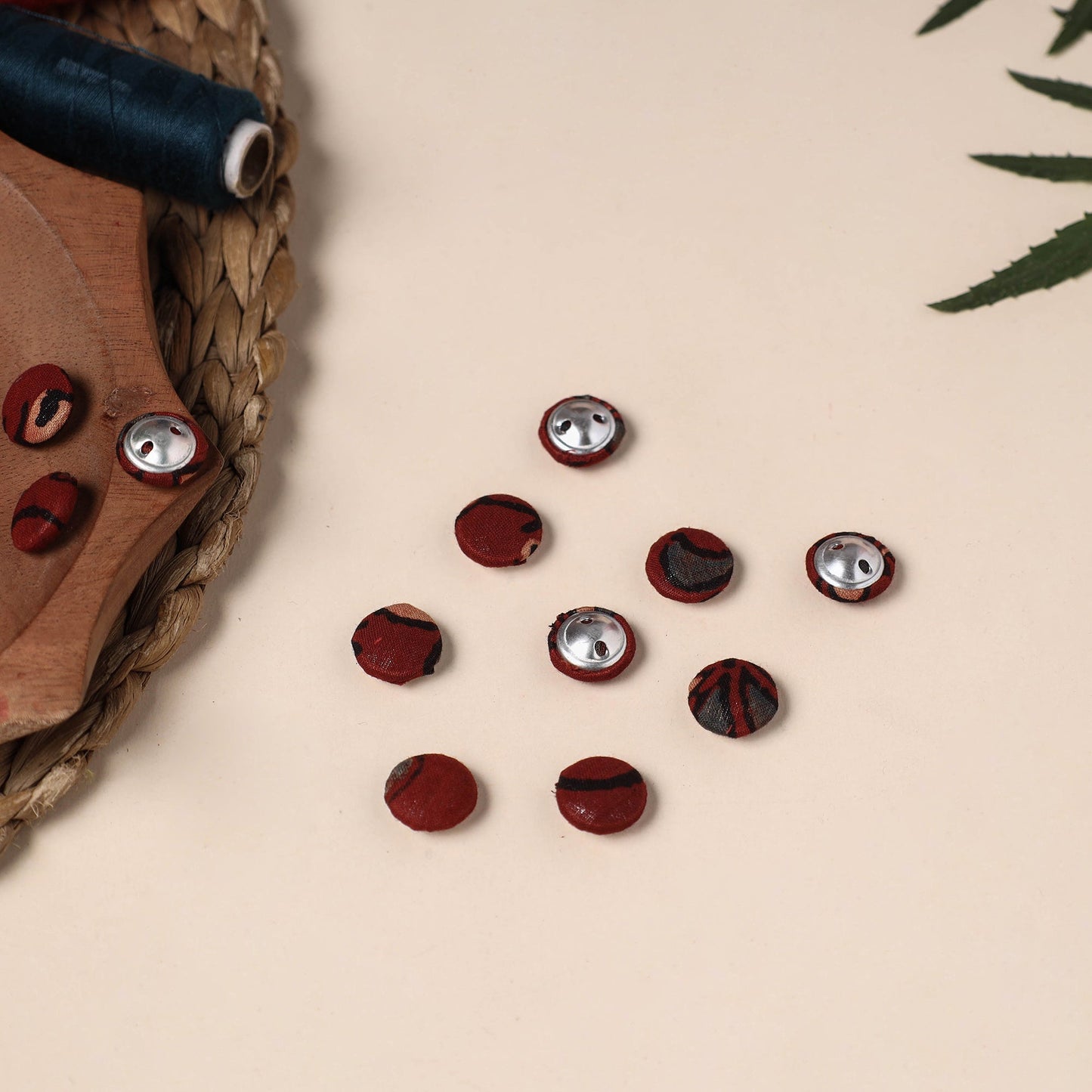 Buttonbaaz Handmade Fabric Button Small