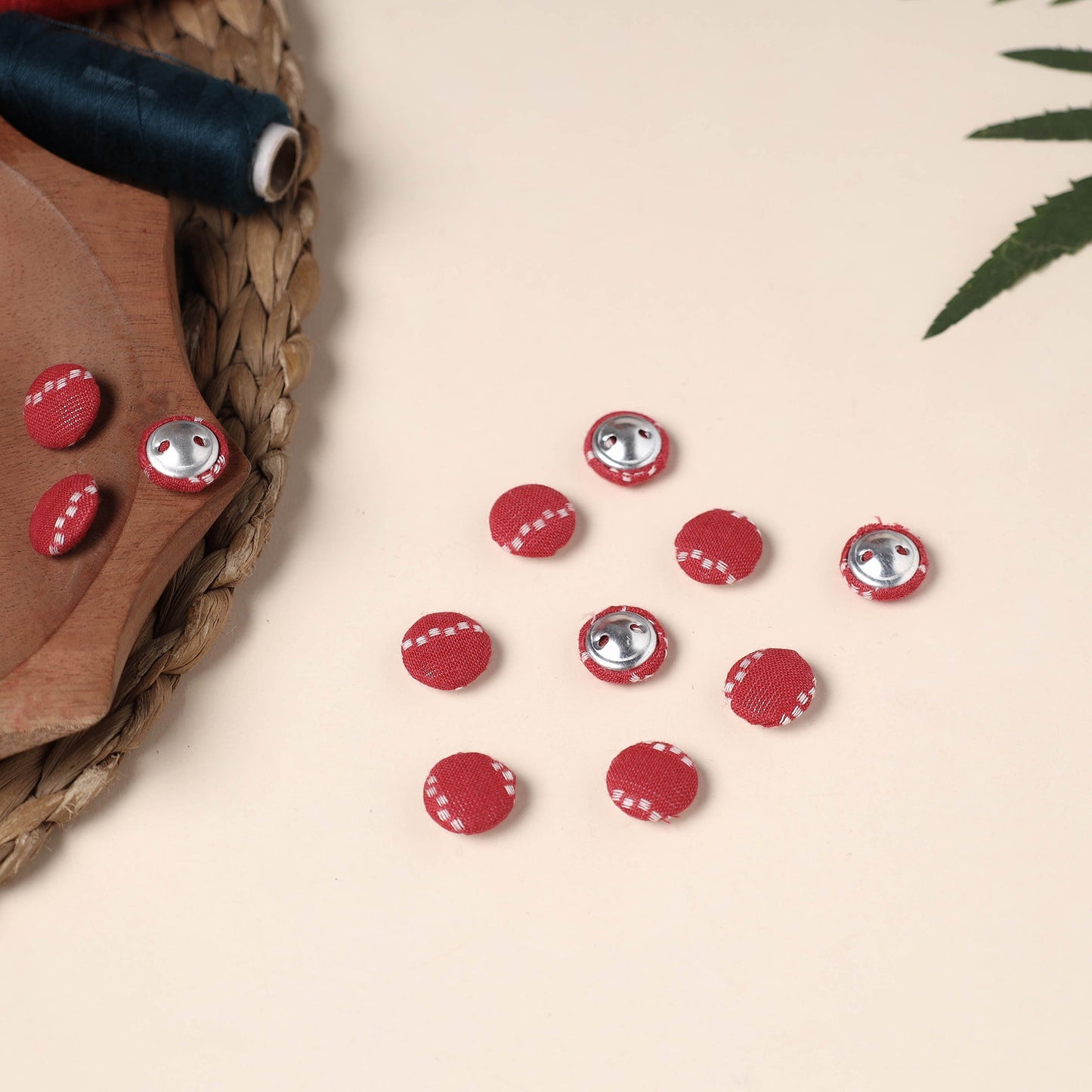 Buttonbaaz Handmade Fabric Button Small