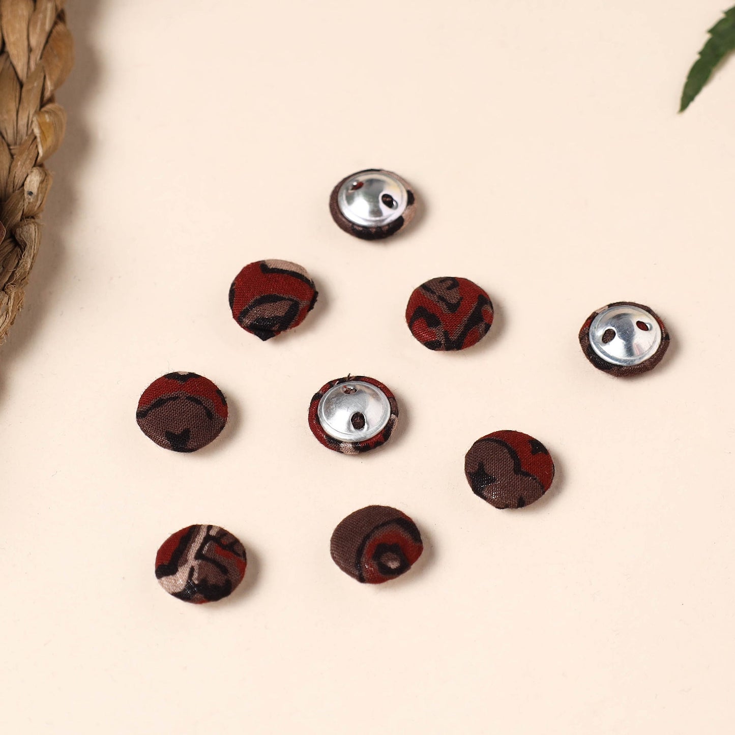 Buttonbaaz Handmade Fabric Button Small