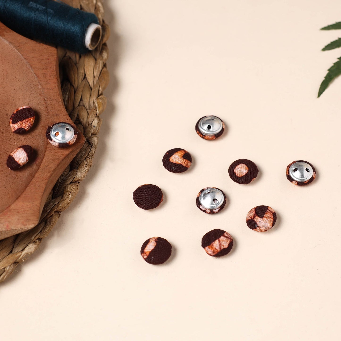 Buttonbaaz Handmade Fabric Button Small