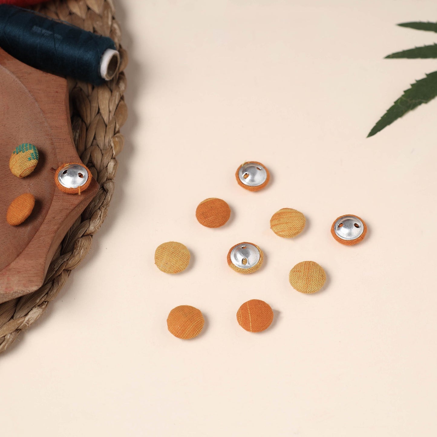 Buttonbaaz Handmade Fabric Button Small