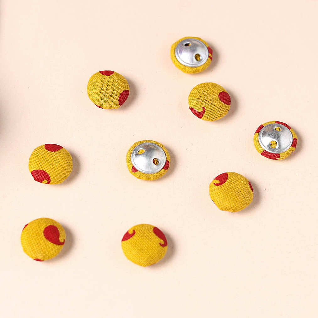 Buttonbaaz Handmade Fabric Button Small