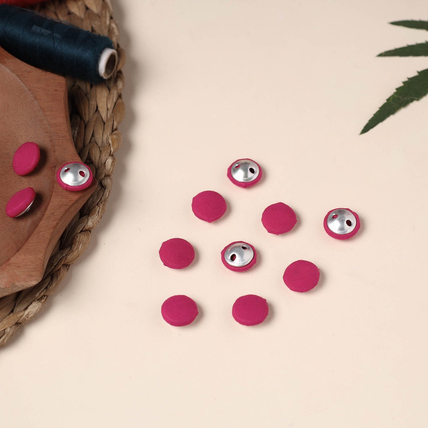 Buttonbaaz Handmade Fabric Button Small