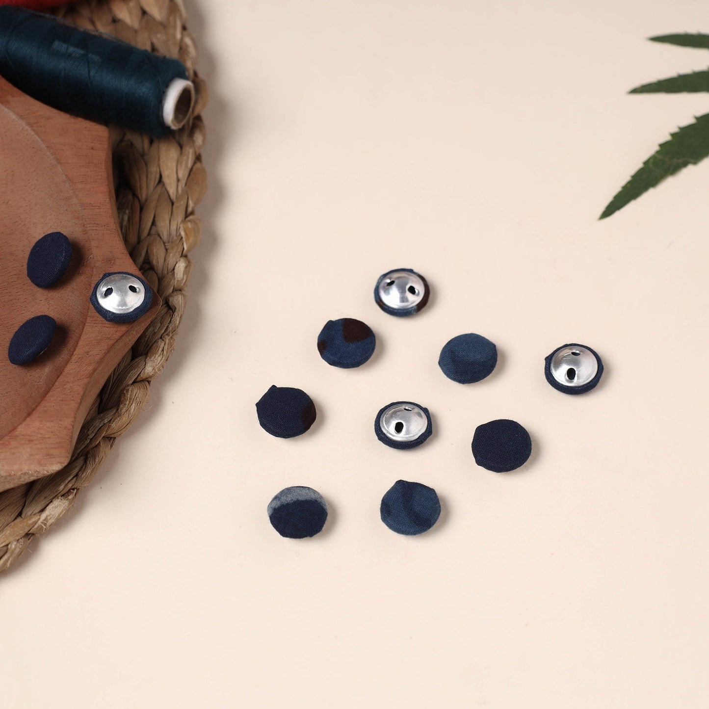 Buttonbaaz Handmade Fabric Button Small