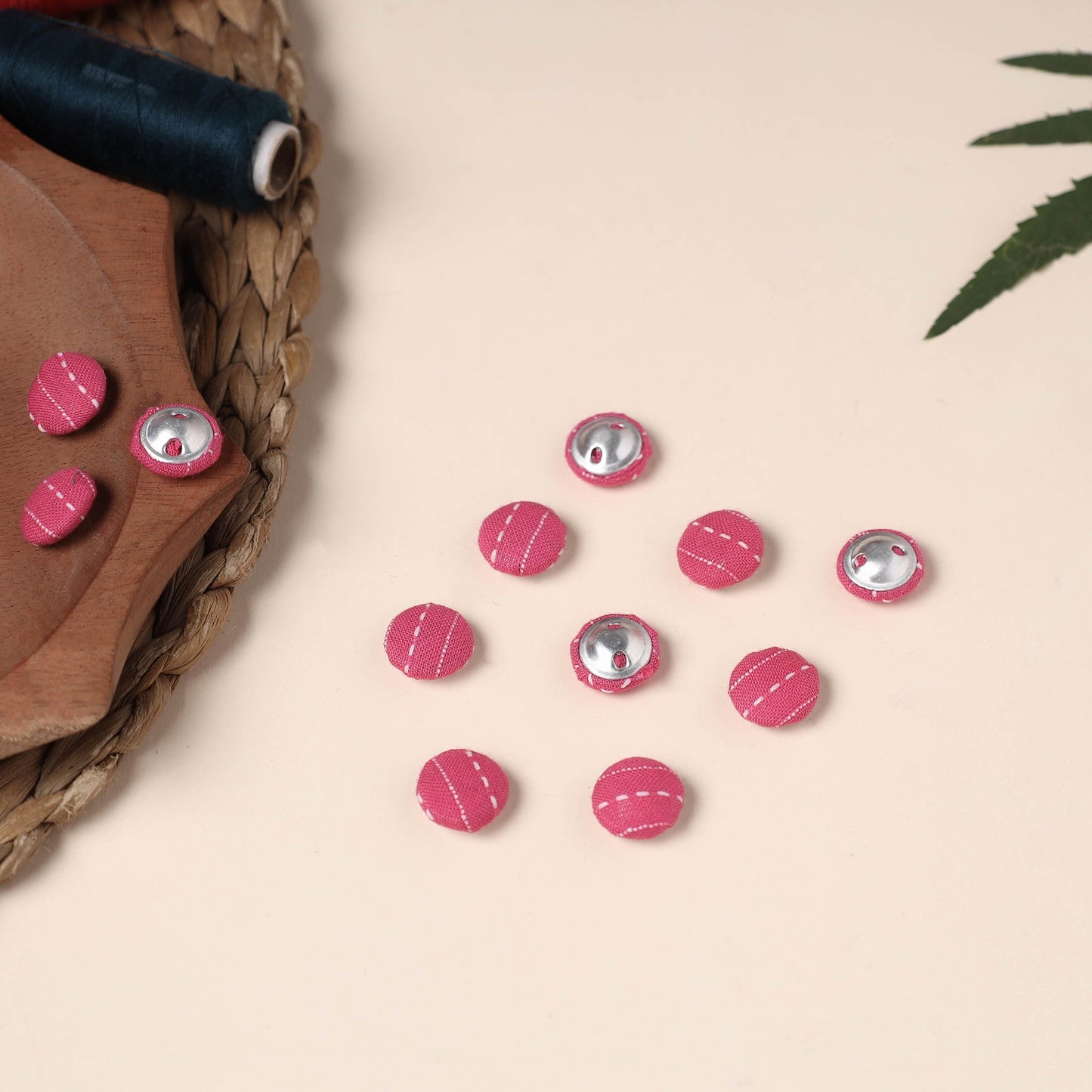 Buttonbaaz Handmade Fabric Button Small