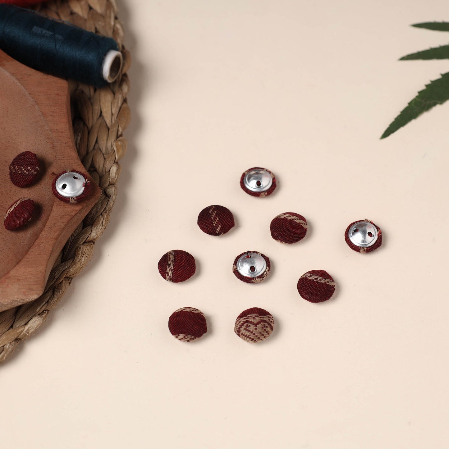 Buttonbaaz Handmade Fabric Button Small