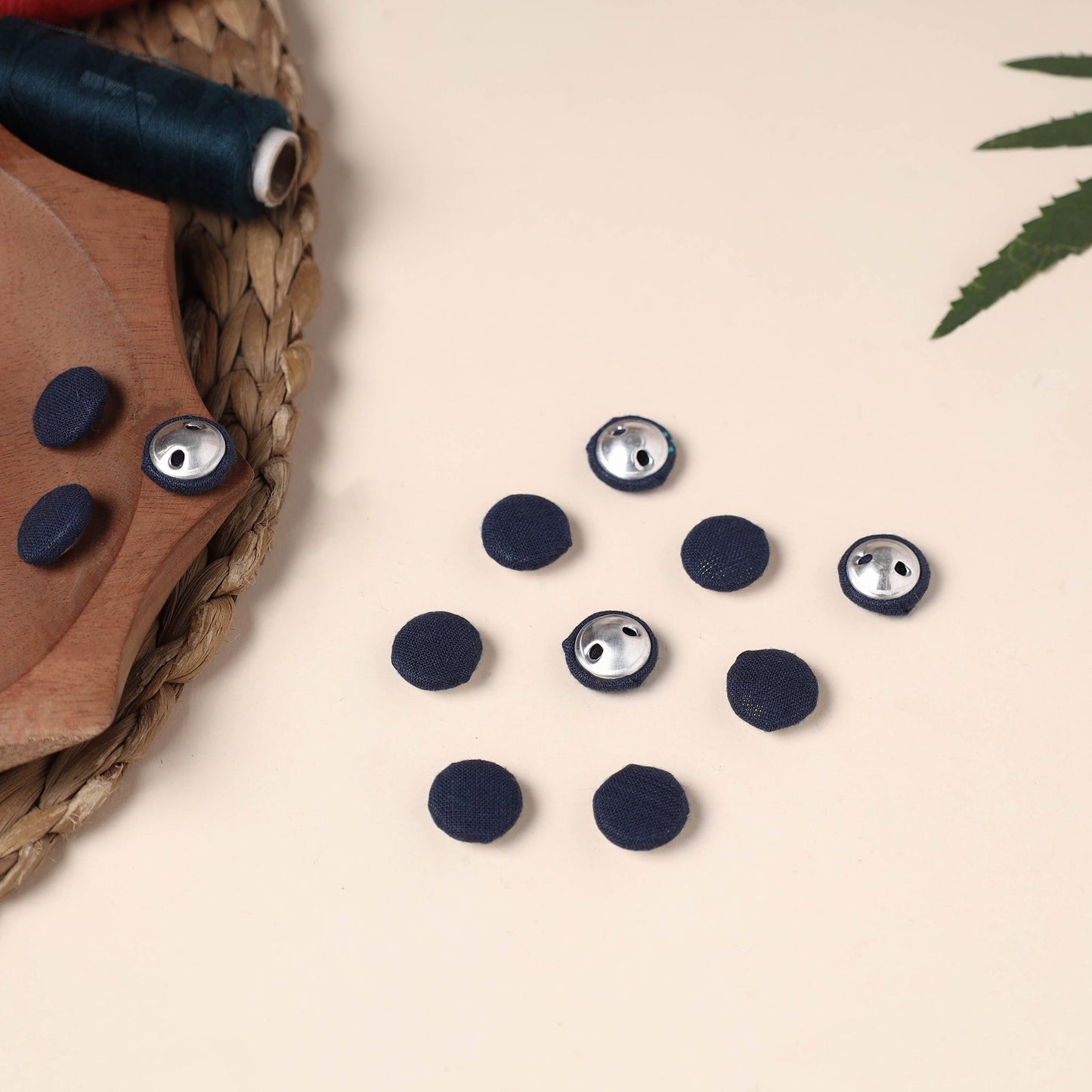 Buttonbaaz Handmade Fabric Button Small