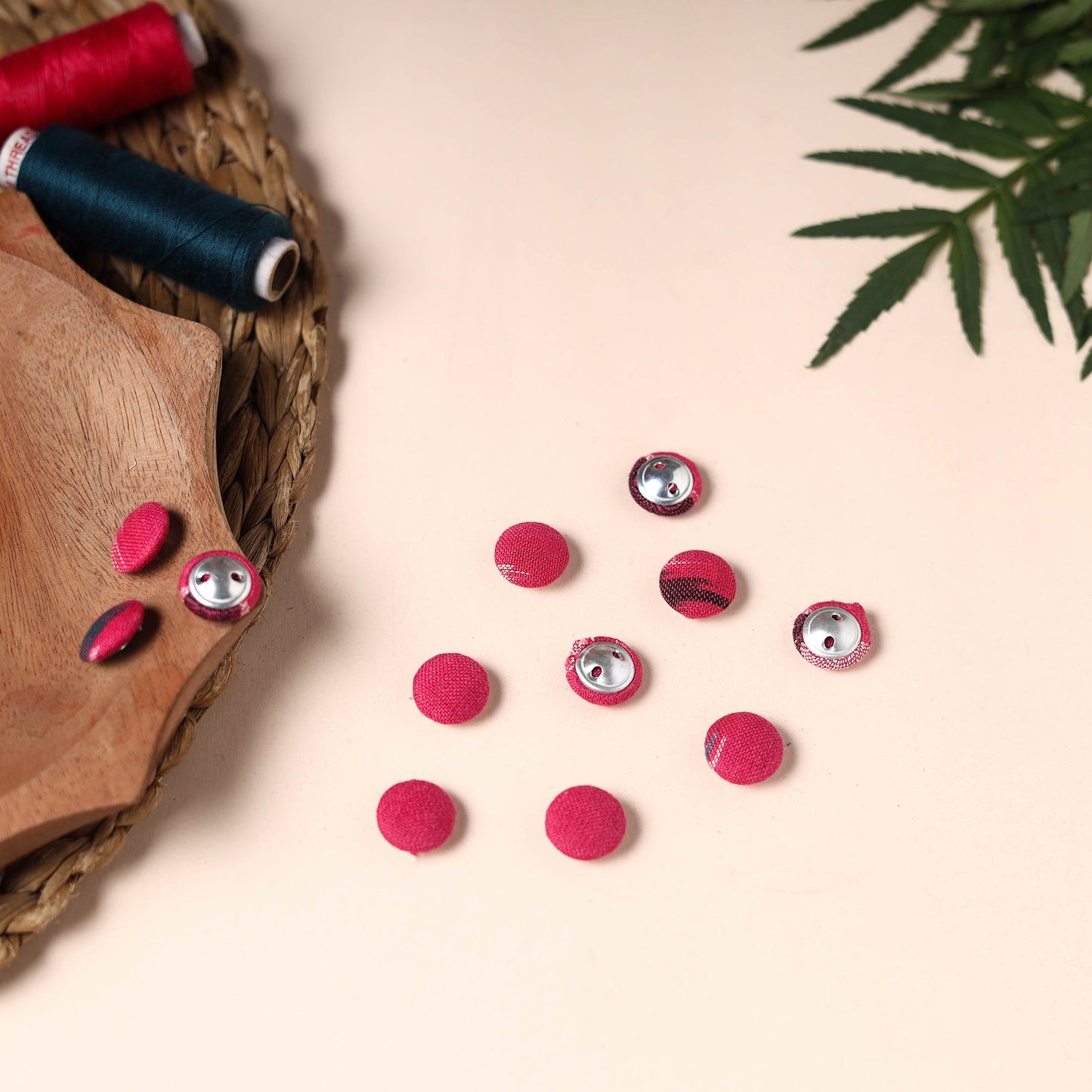 Buttonbaaz Handmade Fabric Button Small