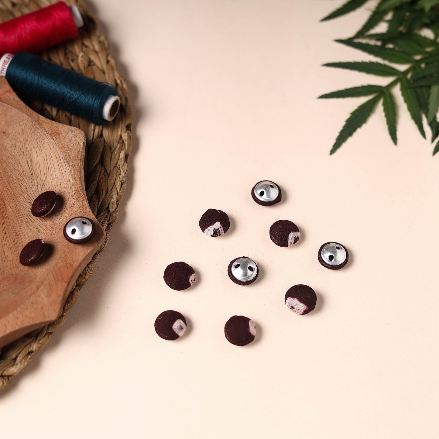 Buttonbaaz Handmade Fabric Button Small