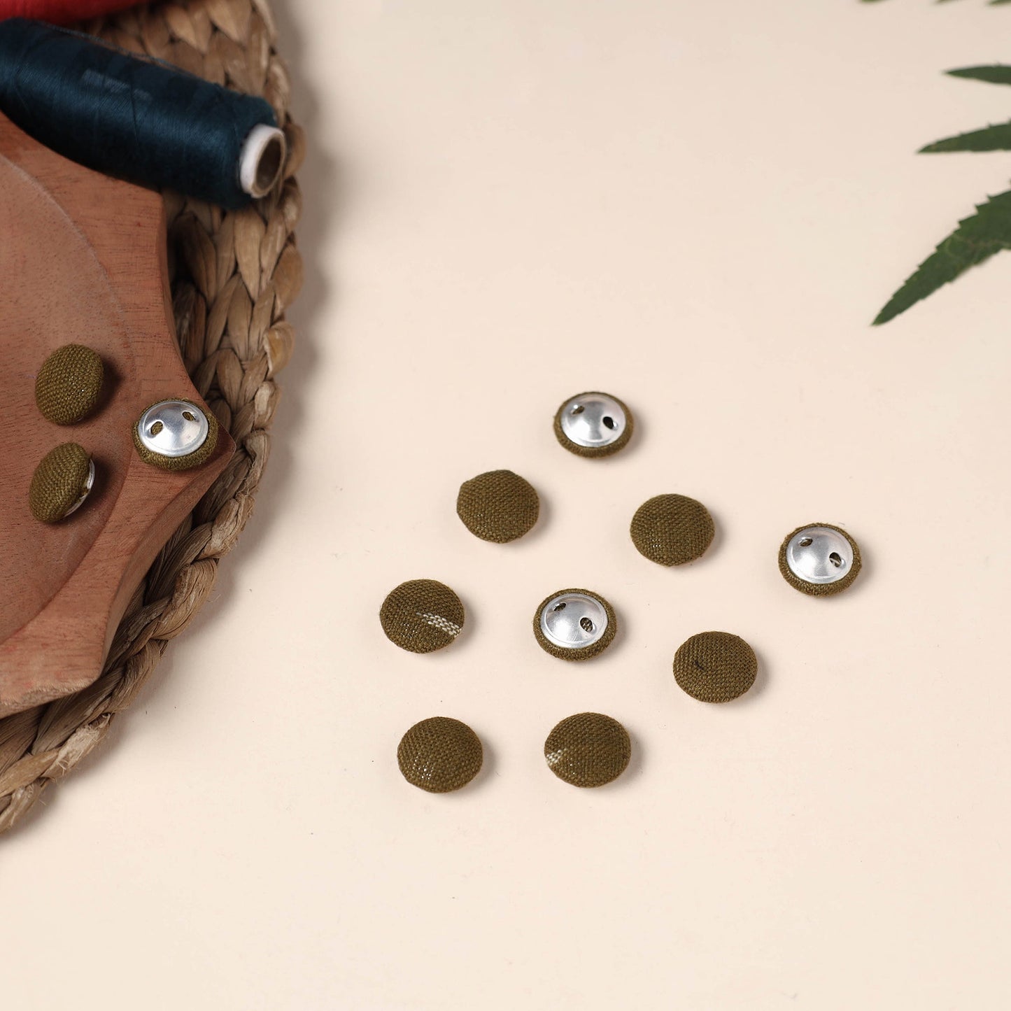 Buttonbaaz Handmade Fabric Button Small